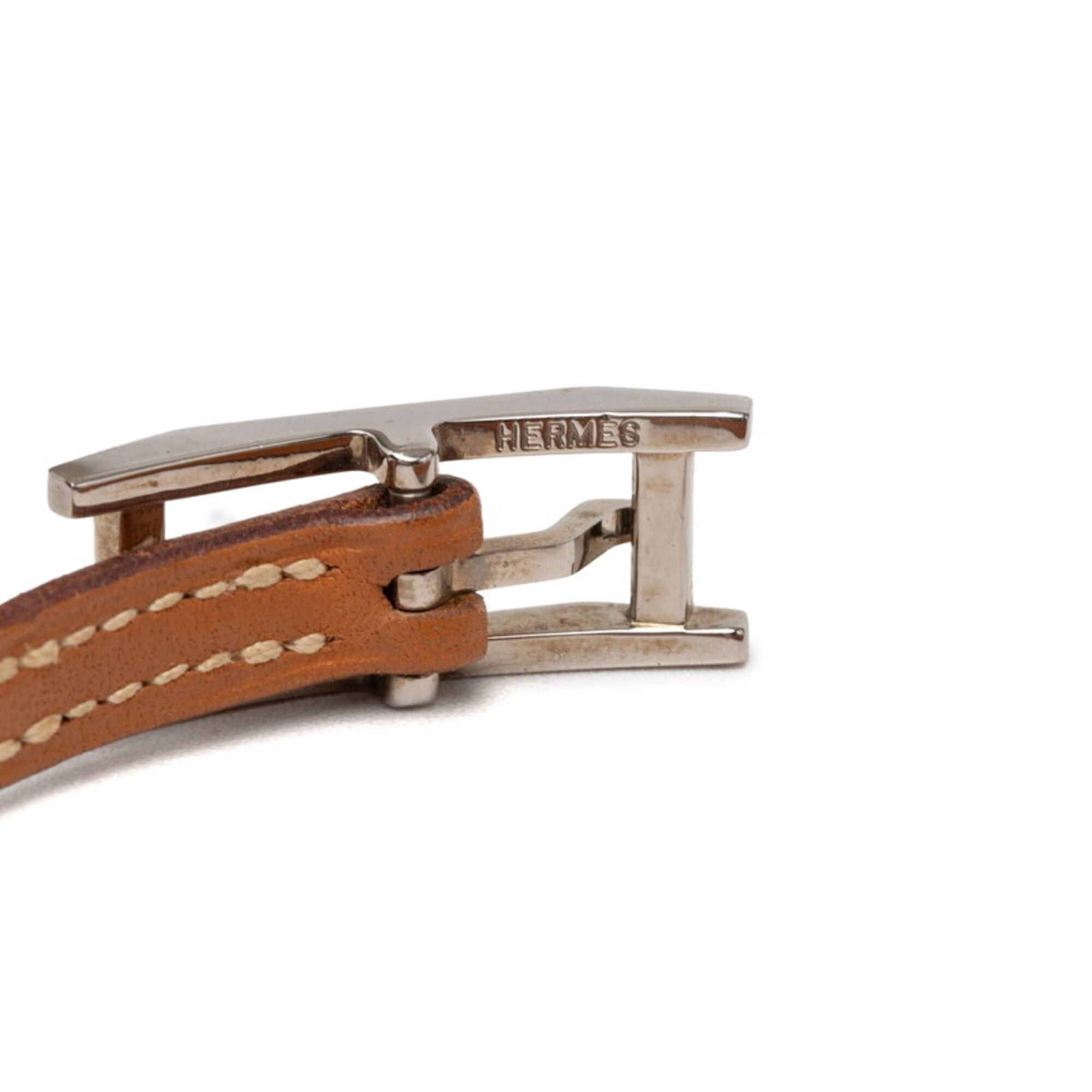 Hermes Hermes Api Double Tour Bracelet, 5-strand, Brown Leather, Women's Size ONE SIZE - 4 Thumbnail