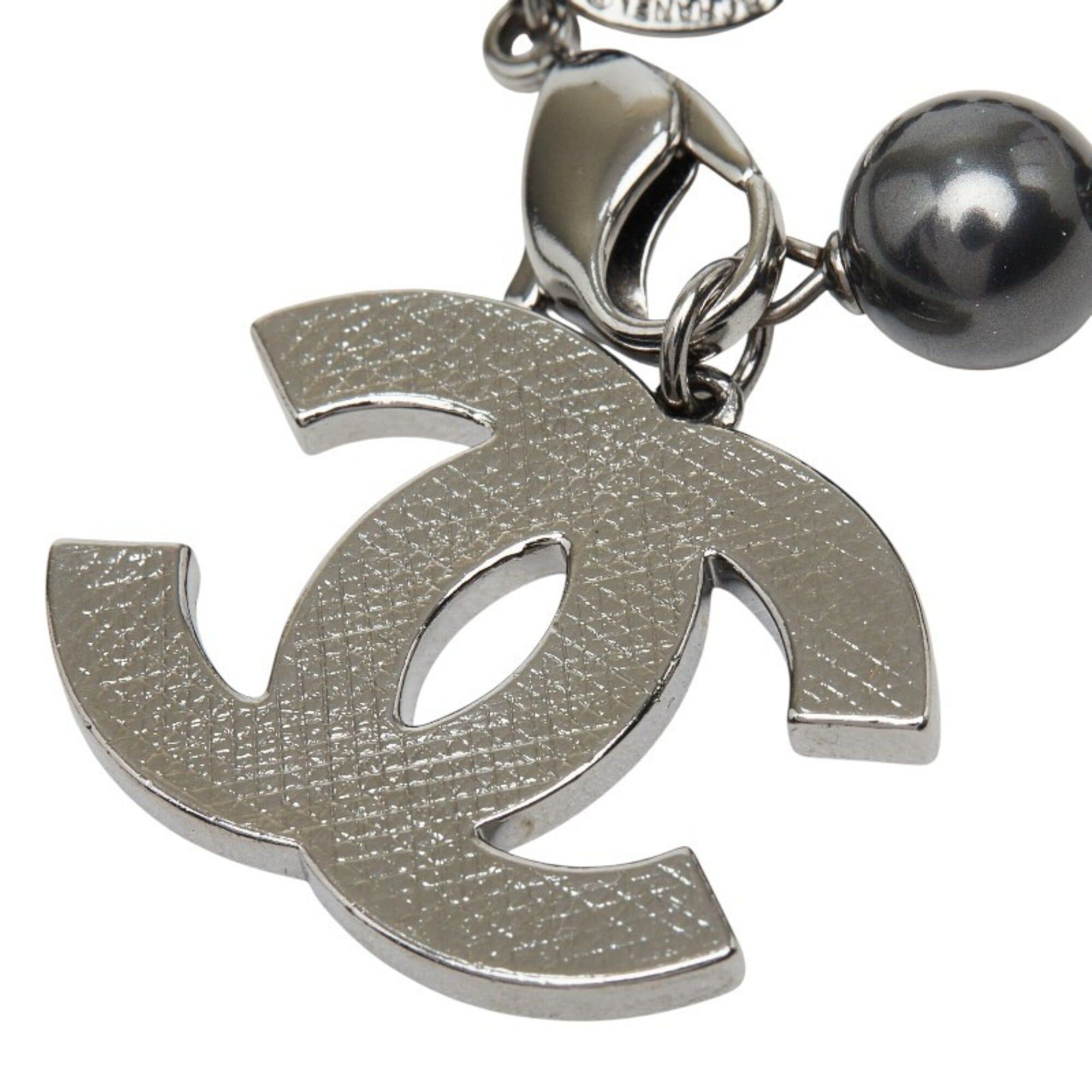 Chanel Chanel Coco Mark Bracelet 10V Silver Women's CHANEL Size ONE SIZE - 3 Thumbnail