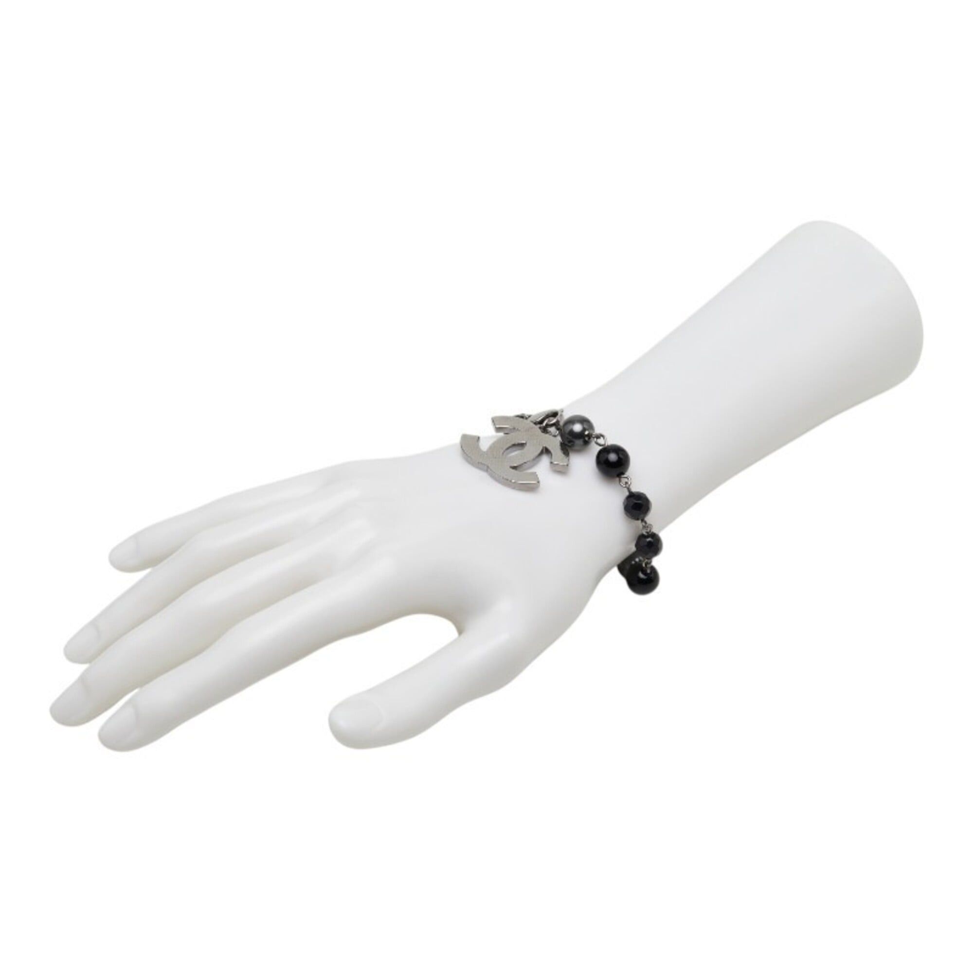 Chanel Chanel Coco Mark Bracelet 10V Silver Women's CHANEL Size ONE SIZE - 6 Thumbnail