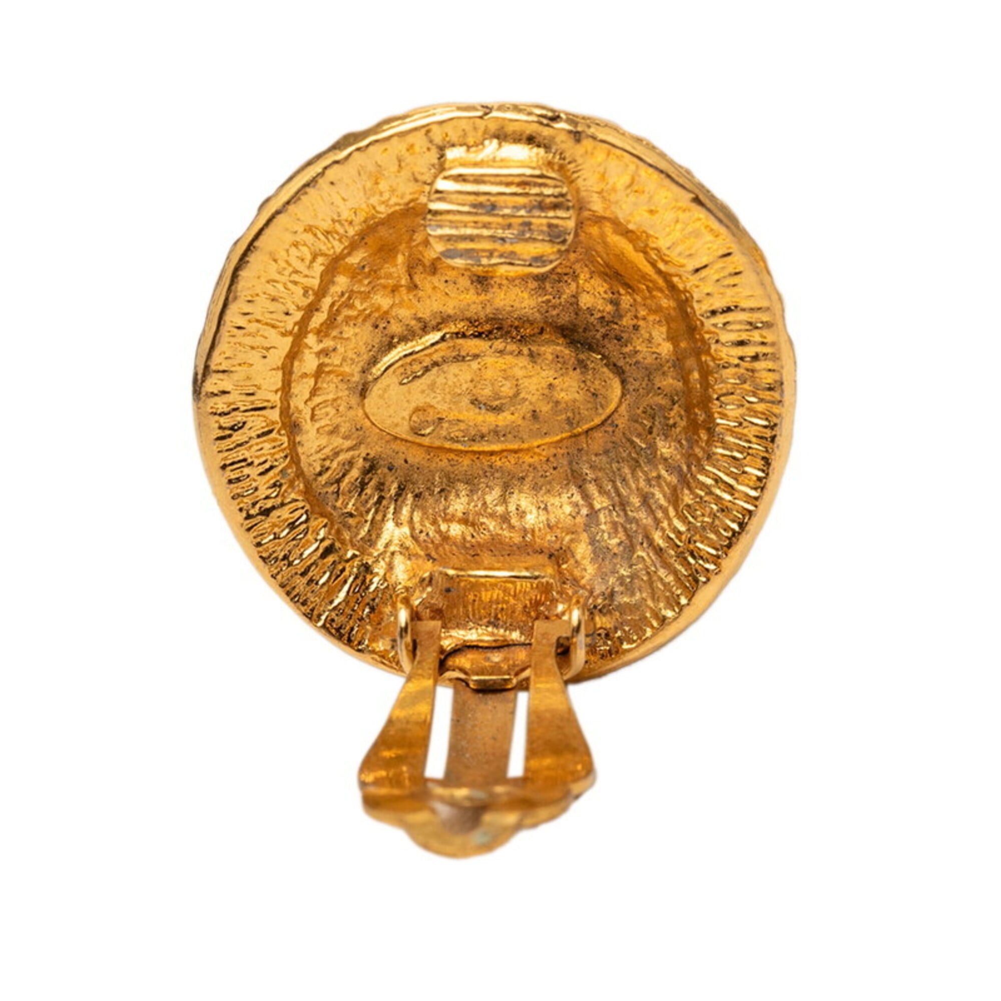 Chanel Chanel Coco Mark 31 RUE CAMBON PARIS Earrings, Gold Plated, Women's CHANEL Size ONE SIZE - 3 Thumbnail