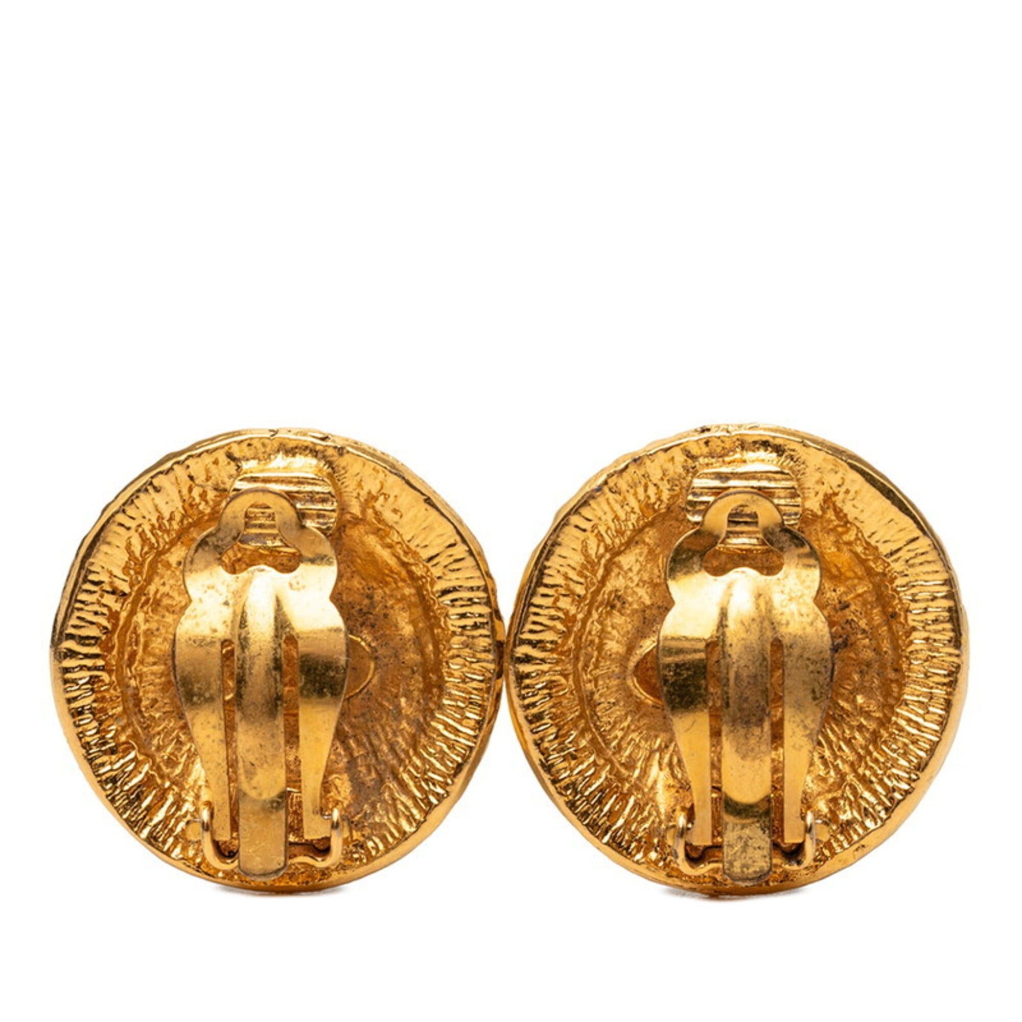 Chanel Chanel Coco Mark 31 RUE CAMBON PARIS Earrings, Gold Plated, Women's CHANEL Size ONE SIZE - 2 Thumbnail