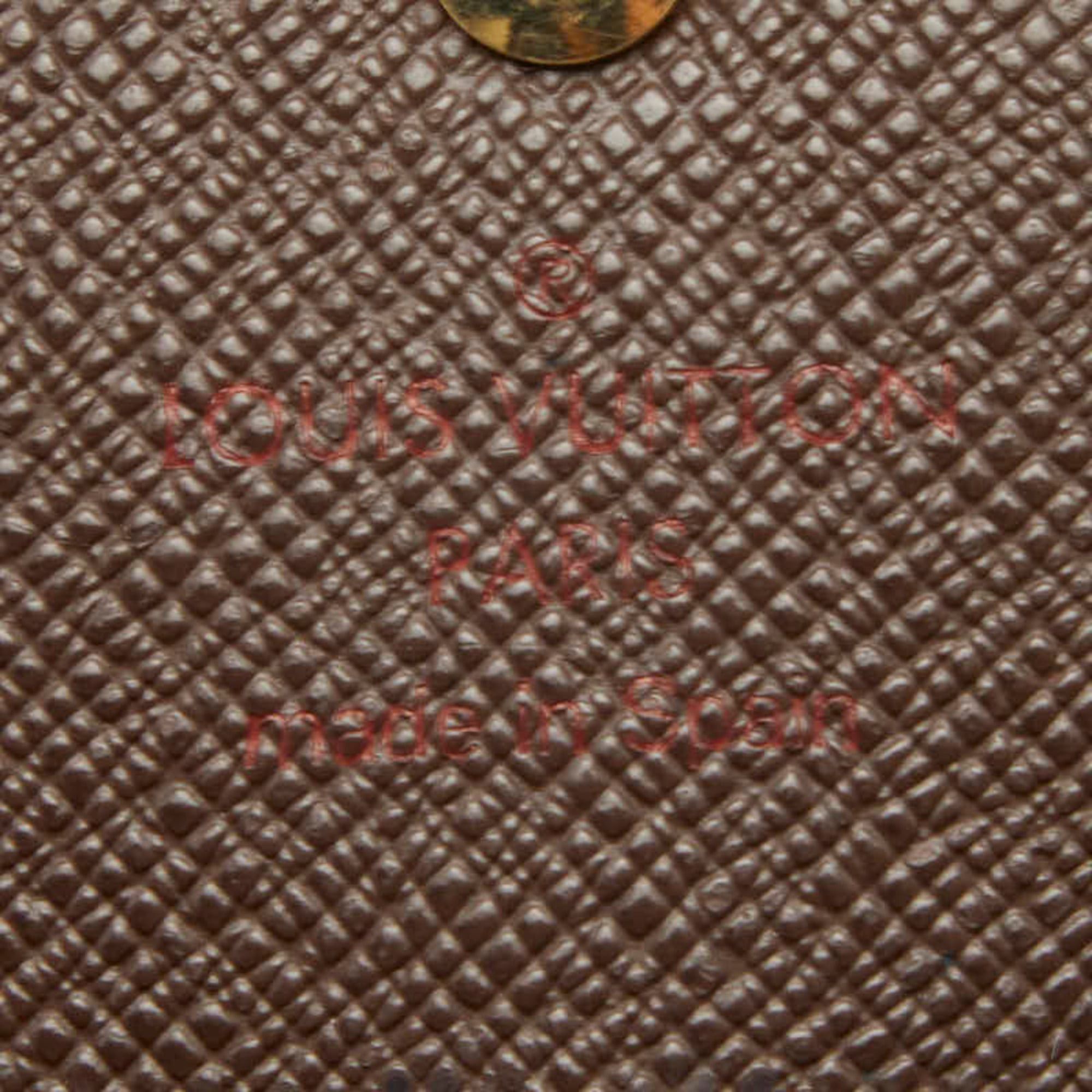 Louis Vuitton Louis Vuitton Damier Portefeuille Sarah Long Wallet N63209 Brown Leather Women's LOUIS VUITTON Size ONE SIZE - 8 Thumbnail