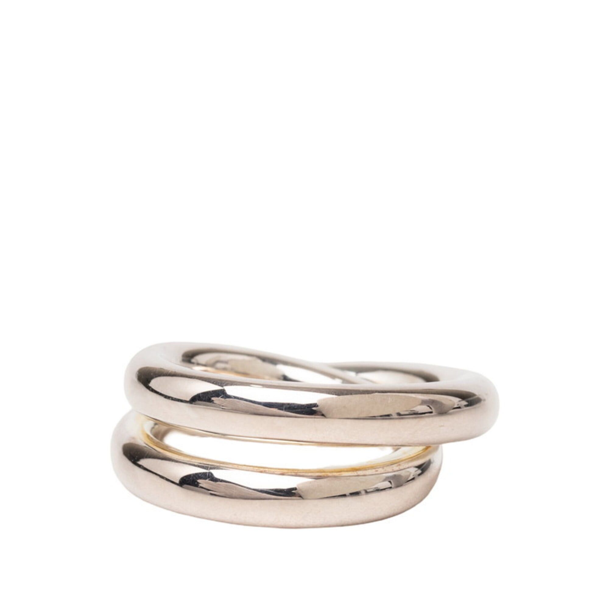 Hermes Hermes Vertige Ring, Size 49, SV925 Silver, Women's. Size ONE SIZE - 3 Thumbnail