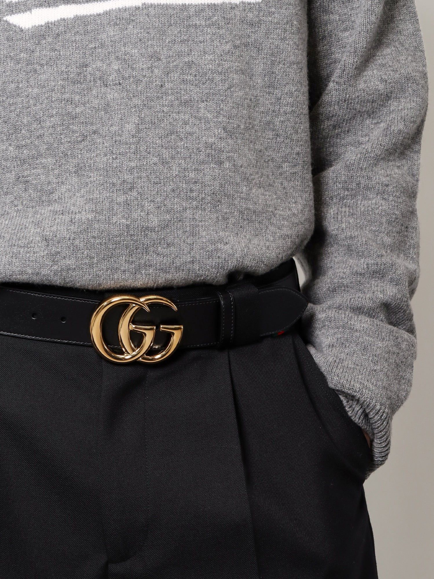 Gucci Gucci Leather belt 85 Men - USA Tariffs Included Size ONE SIZE - 2 Thumbnail