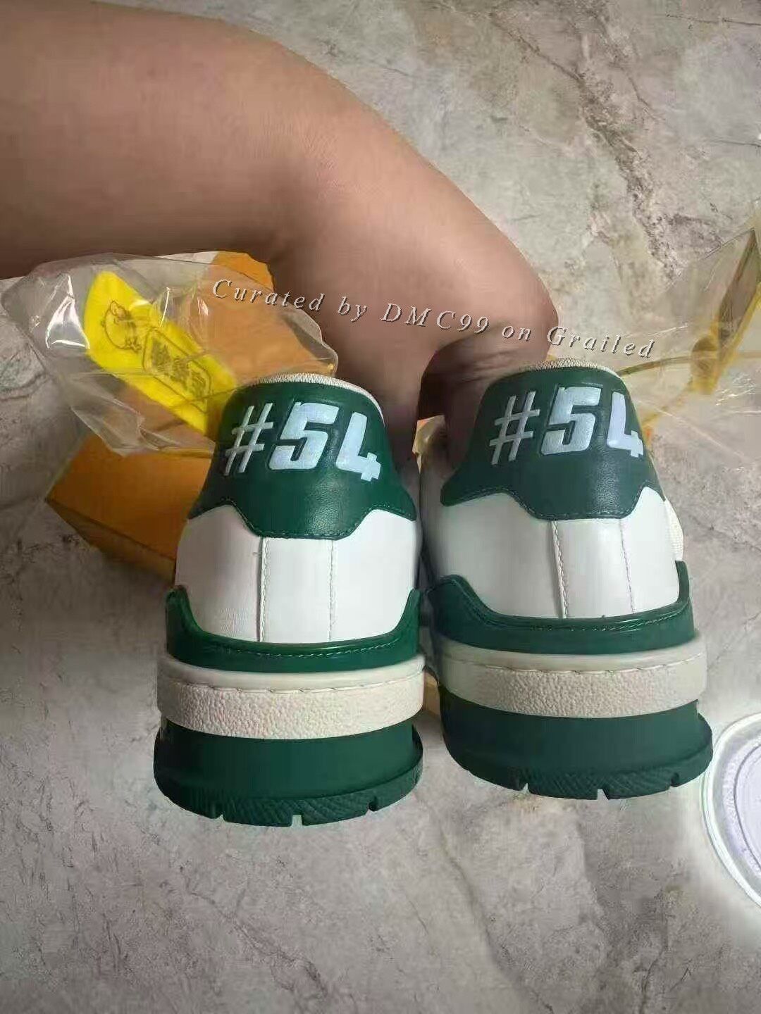 Louis Vuitton Louis Vuitton LV Trainer Original White Green Size US 7.5 / EU 40-41 - 3 Thumbnail