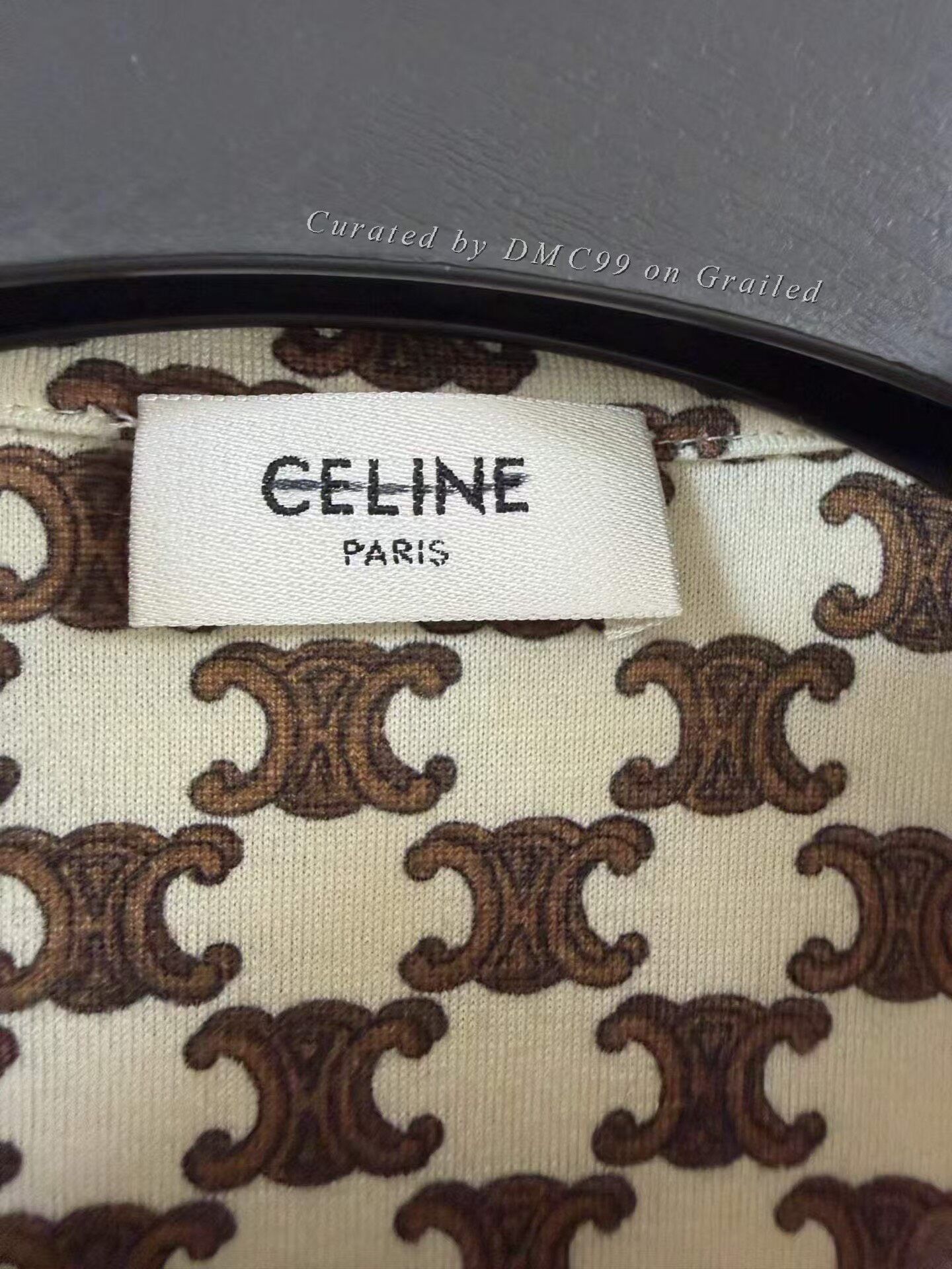 Celine Celine Triomphe Monogram Print Dress Size XS / US 0-2 / IT 36-38 - 3 Thumbnail