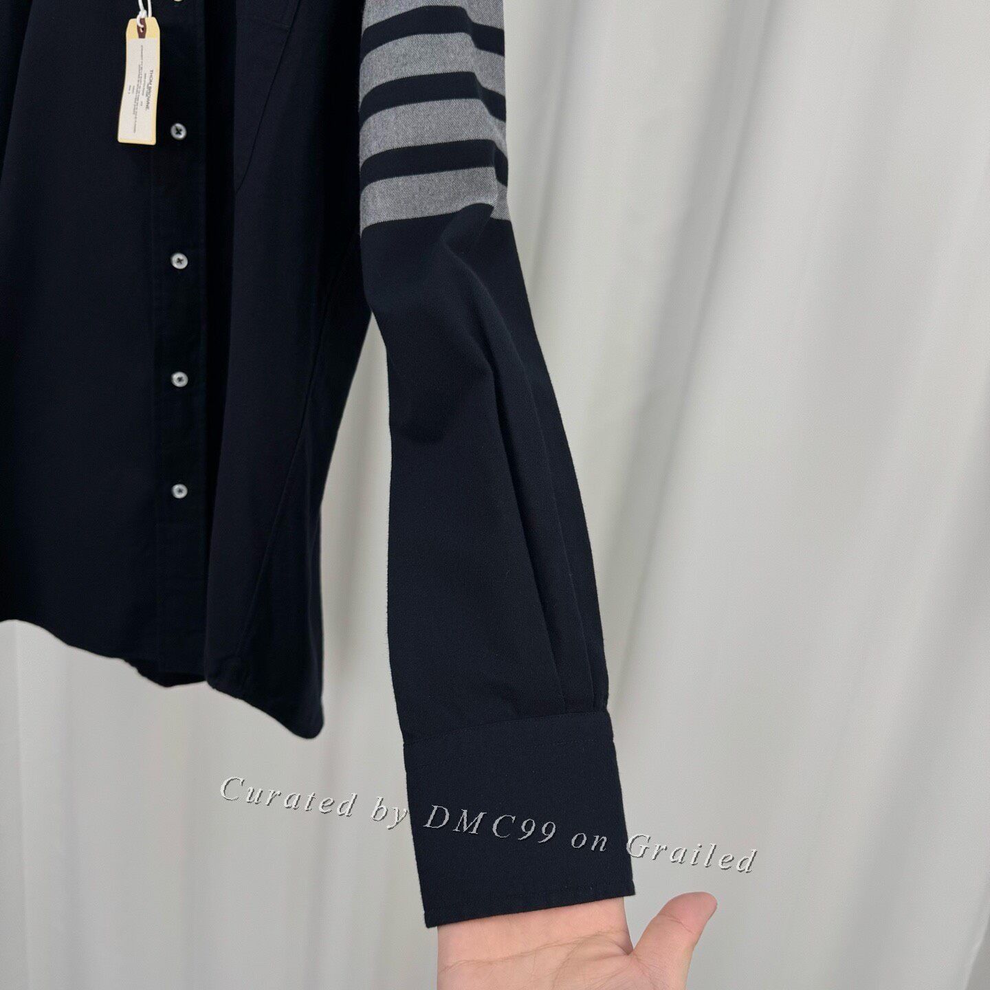 Thom Browne Thom Browne Four-Bar Shirt Jacket Size US M / EU 48-50 / 2 - 4 Thumbnail
