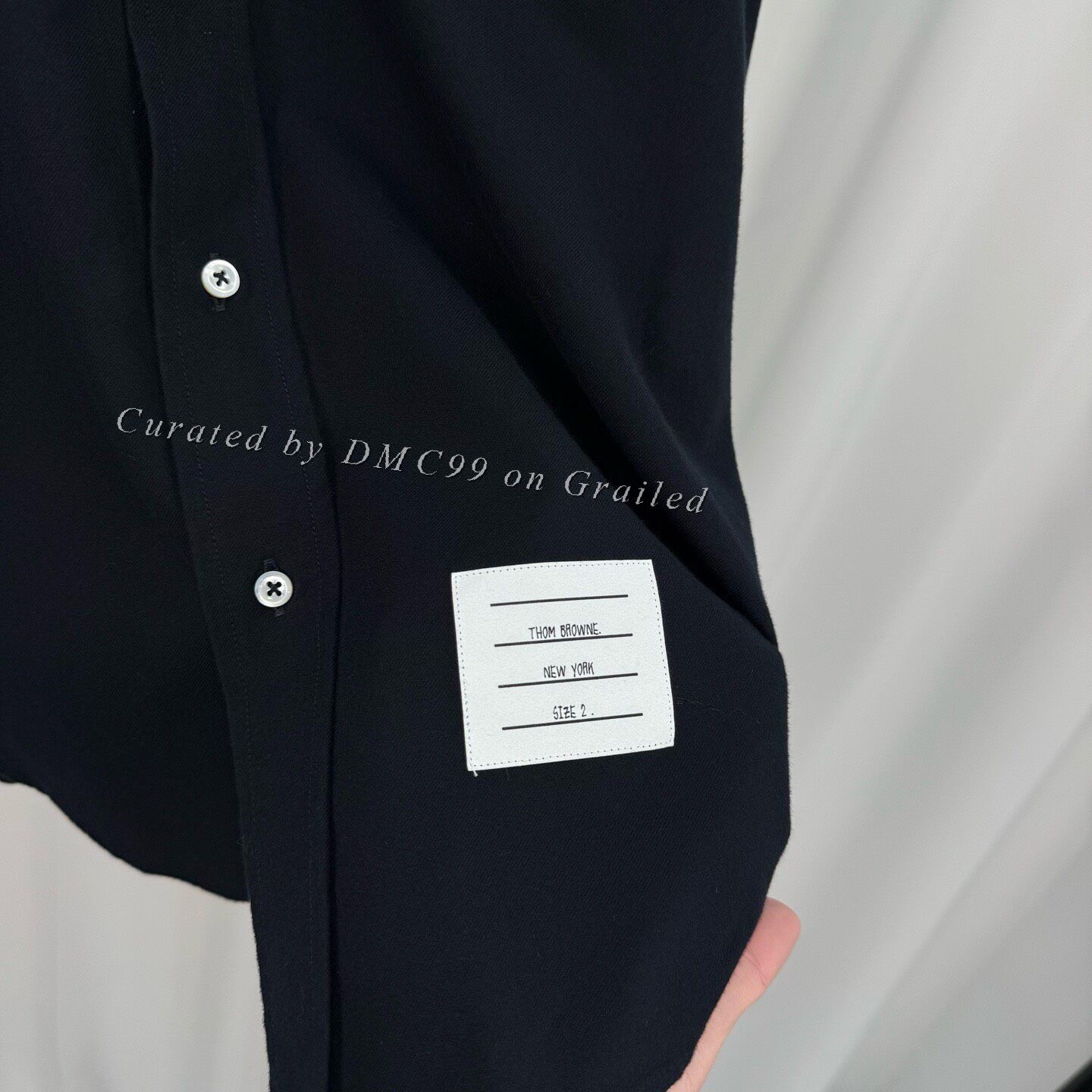 Thom Browne Thom Browne Four-Bar Shirt Jacket Size US M / EU 48-50 / 2 - 5 Thumbnail
