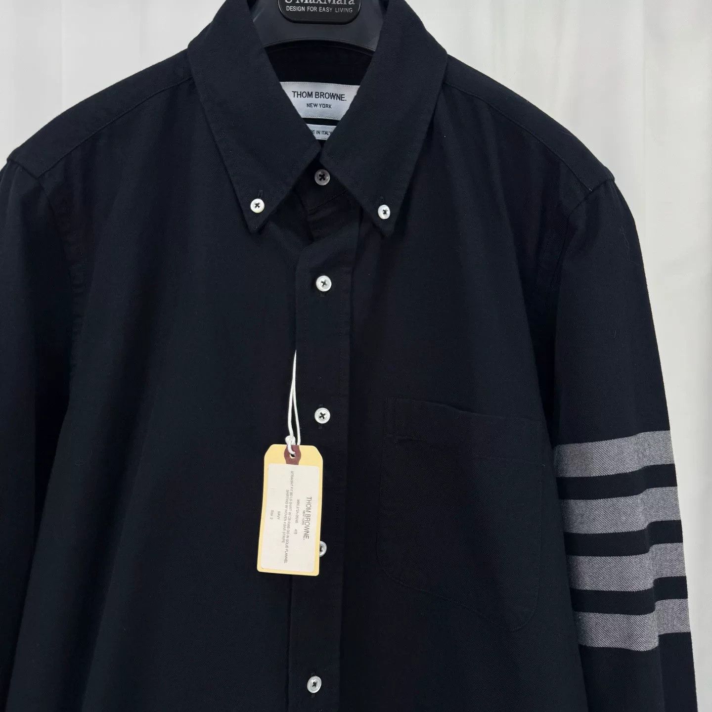Thom Browne Thom Browne Four-Bar Shirt Jacket Size US M / EU 48-50 / 2 - 3 Thumbnail