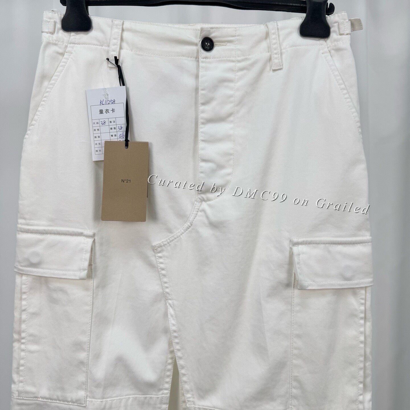 N21 N'21 Casual Utility Pocket Midi Skirt Size 38" / US 16 / IT 52 - 3 Thumbnail
