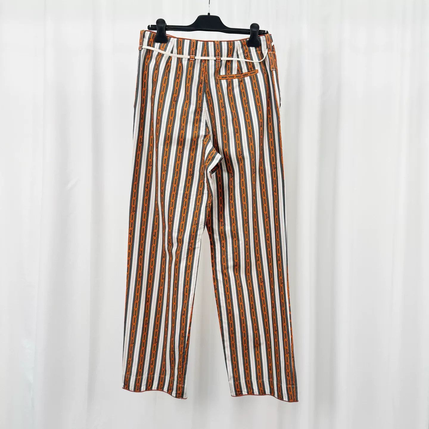 Louis Vuitton Louis Vuitton Runway Chain Print Casual Pants Size 38" / US 16 / IT 52 - 2 Thumbnail