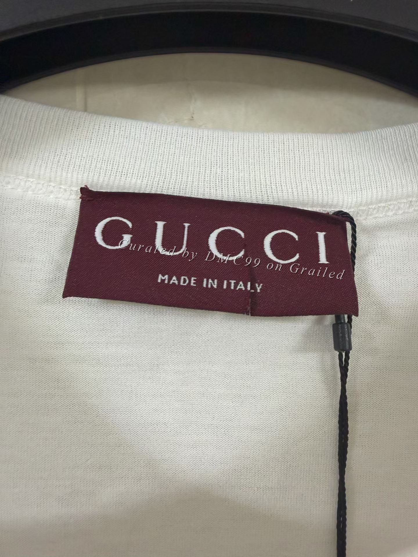 Gucci Gucci Men's White Solid Round Neck T-shirt Size US M / EU 48-50 / 2 - 3 Thumbnail