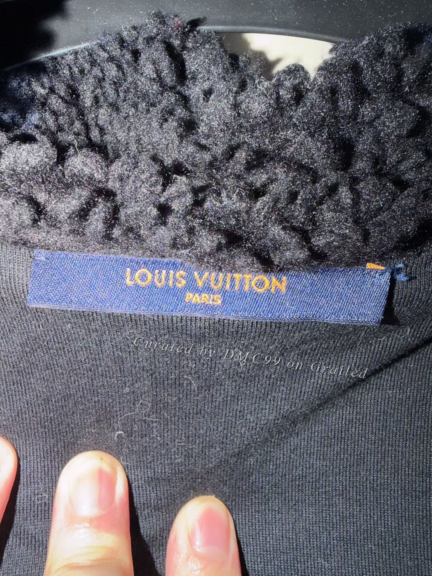 Louis Vuitton Louis Vuitton Blue Checkerboard Full Logo Teddy Jacket Size US L / EU 52-54 / 3 - 4 Thumbnail