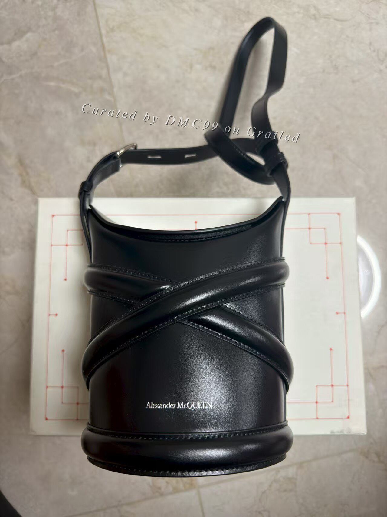 Alexander McQueen Alexander McQueen The Curve Logo Bag Size ONE SIZE - 2 Thumbnail