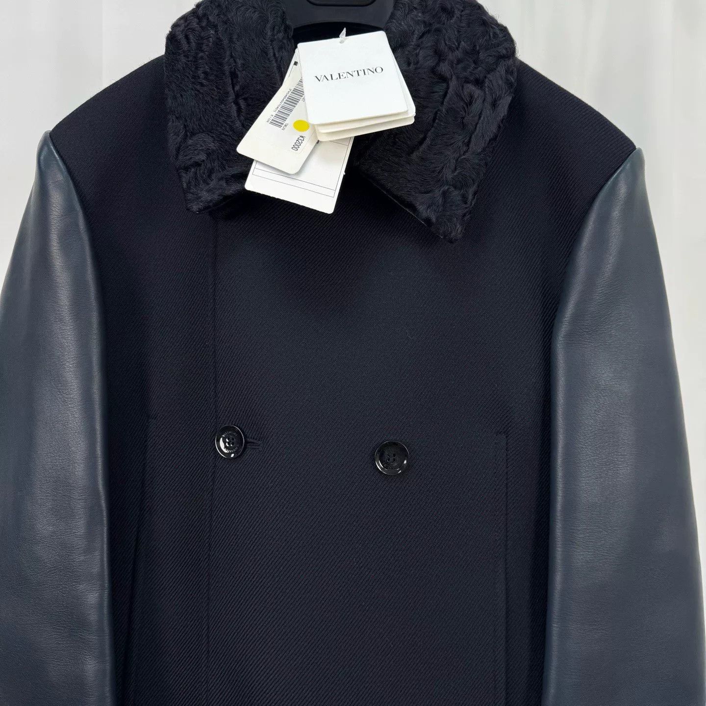 Valentino Valentino Wool Fur Sleeve Coat Size US S / EU 44-46 / 1 - 3 Thumbnail