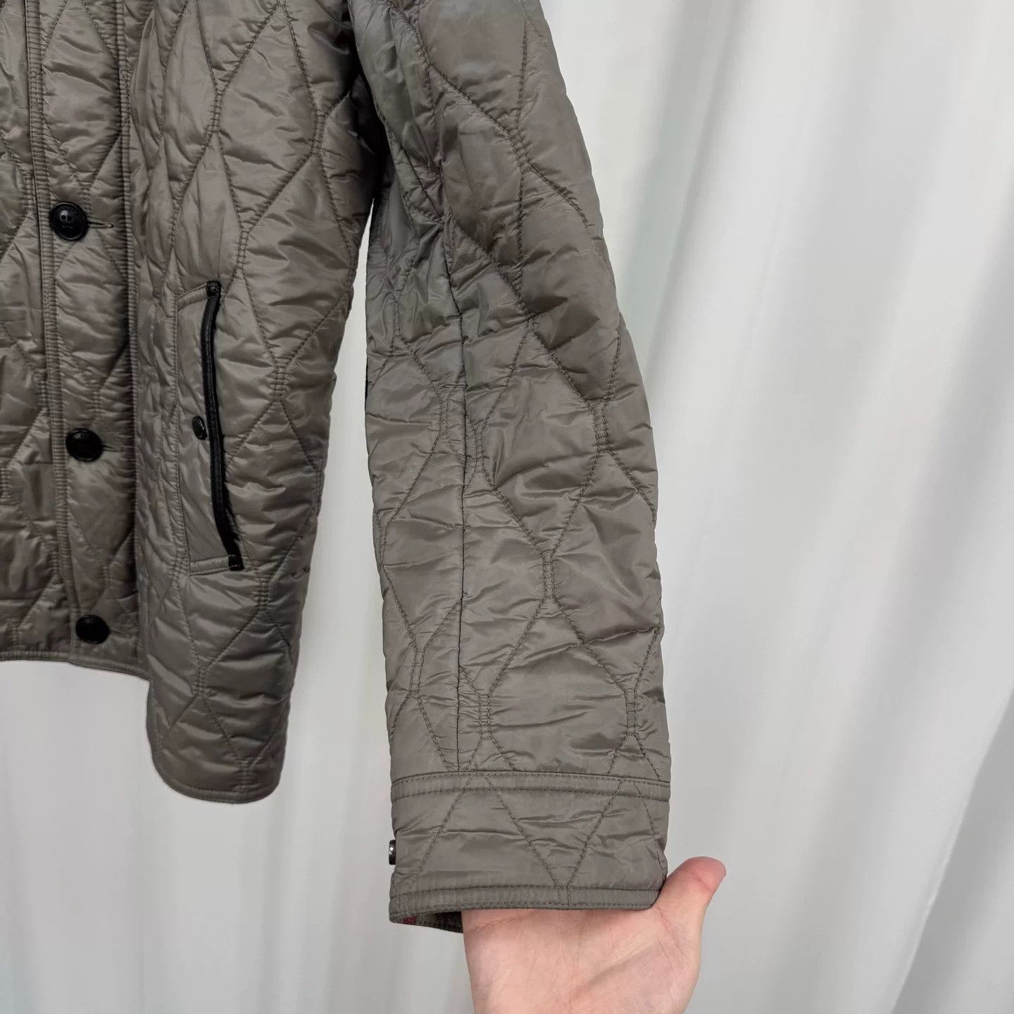 Burberry Burberry Corduroy Collar Quilted Check Jacket Size US M / EU 48-50 / 2 - 4 Thumbnail