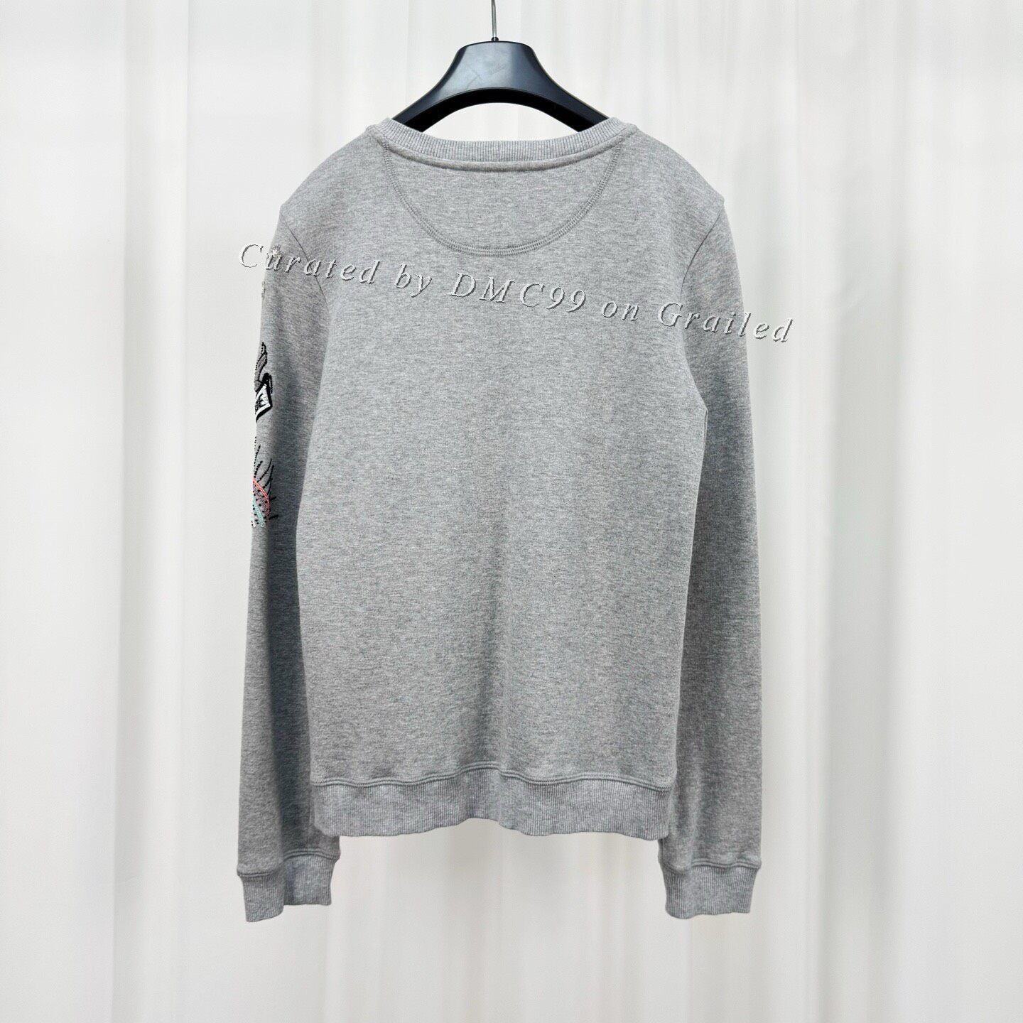 Valentino Valentino Rainbow Heart Beaded Sequin Embroidered Sweater Size S / US 4 / IT 40 - 2 Thumbnail