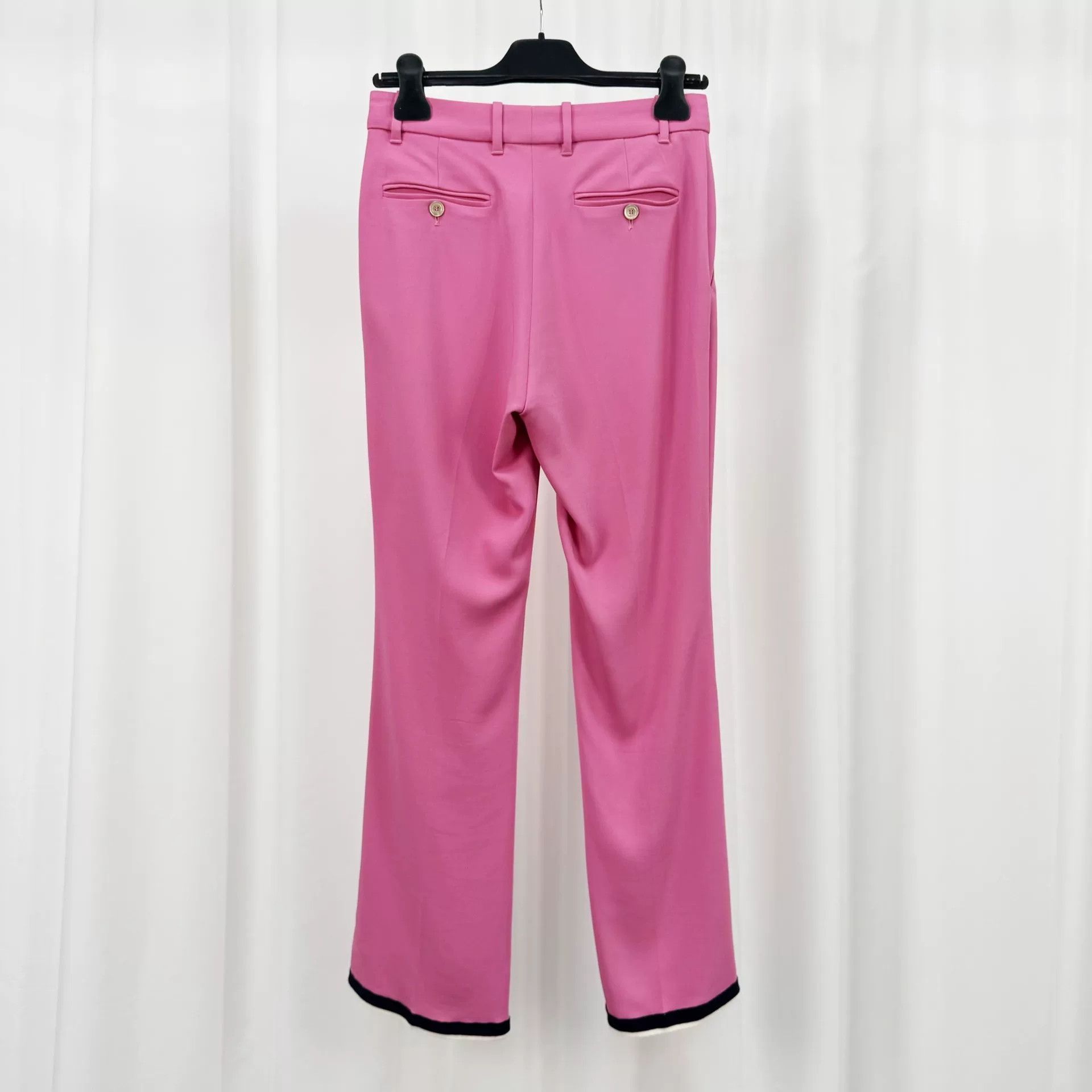 Gucci Gucci pink wool casual pants Size 38" / US 16 / IT 52 - 2 Thumbnail