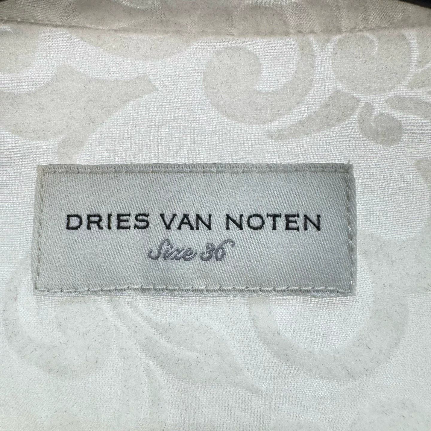 Dries Van Noten Dries Van Noten Silk Relief Shirt Size XS / US 0-2 / IT 36-38 - 6 Thumbnail