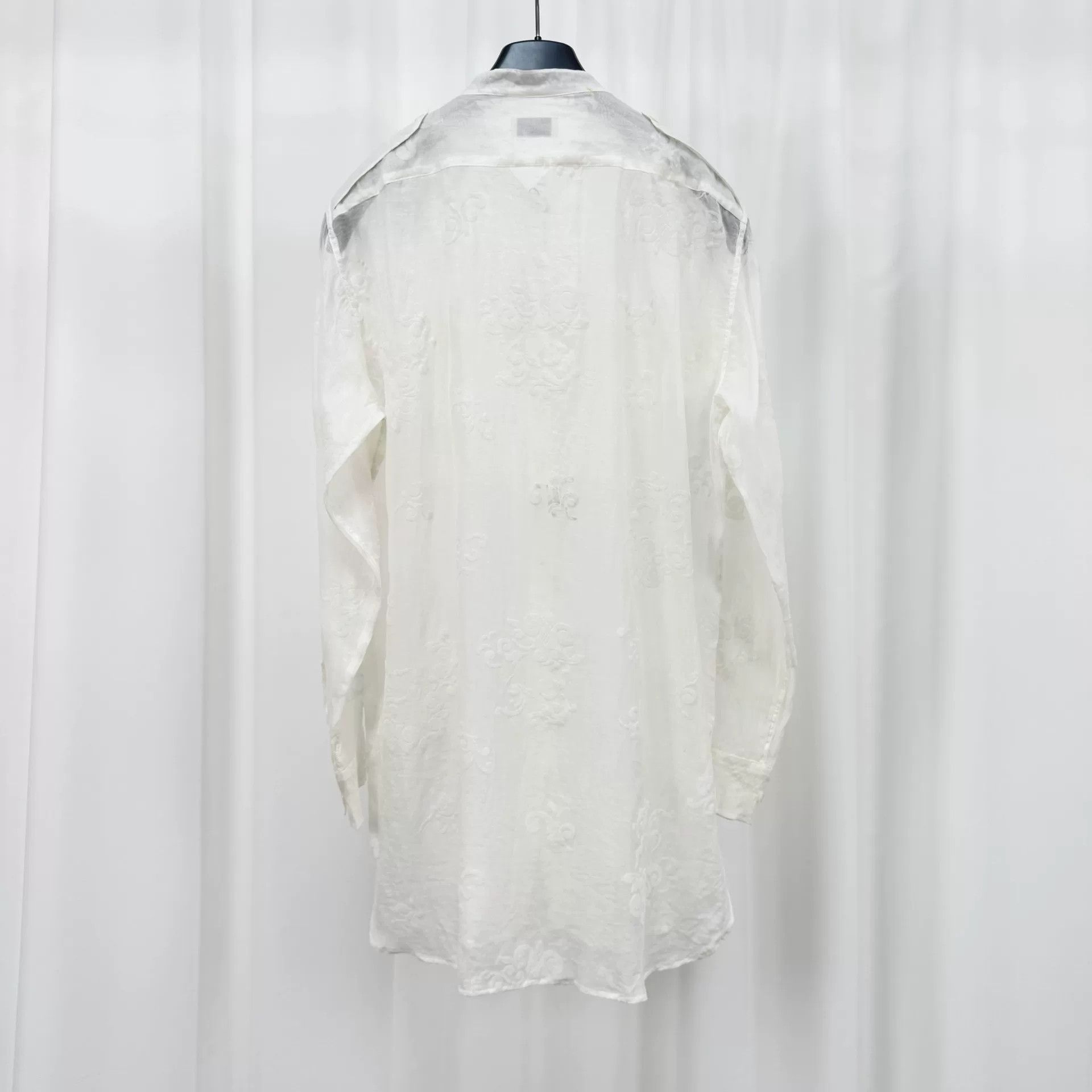 Dries Van Noten Dries Van Noten Silk Relief Shirt Size XS / US 0-2 / IT 36-38 - 2 Thumbnail
