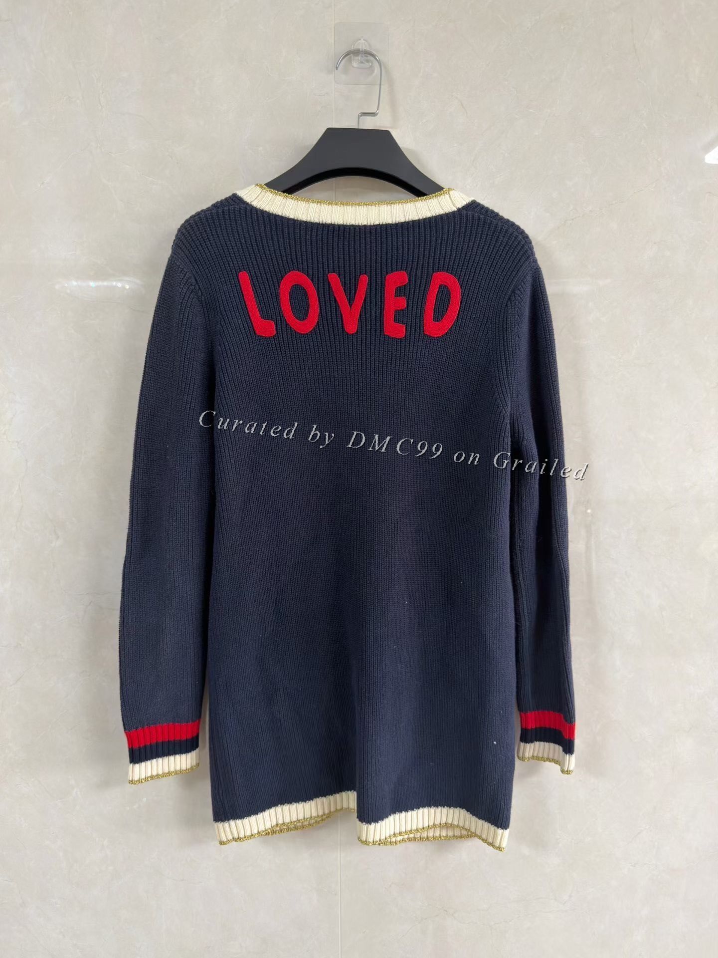 Gucci Gucci Gold Thread Pearl Button Cardigan Size XS / US 0-2 / IT 36-38 - 2 Thumbnail