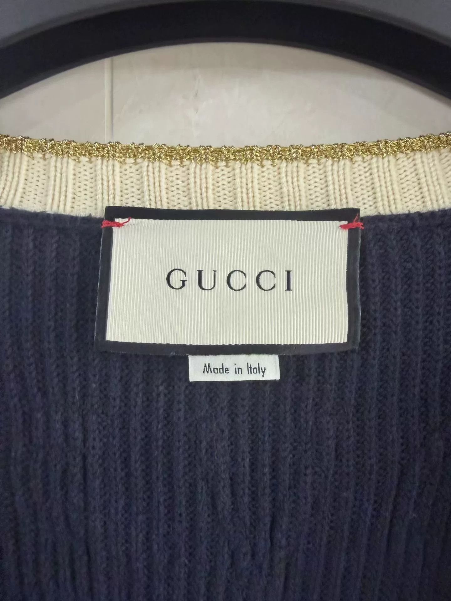 Gucci Gucci Gold Thread Pearl Button Cardigan Size XS / US 0-2 / IT 36-38 - 3 Thumbnail