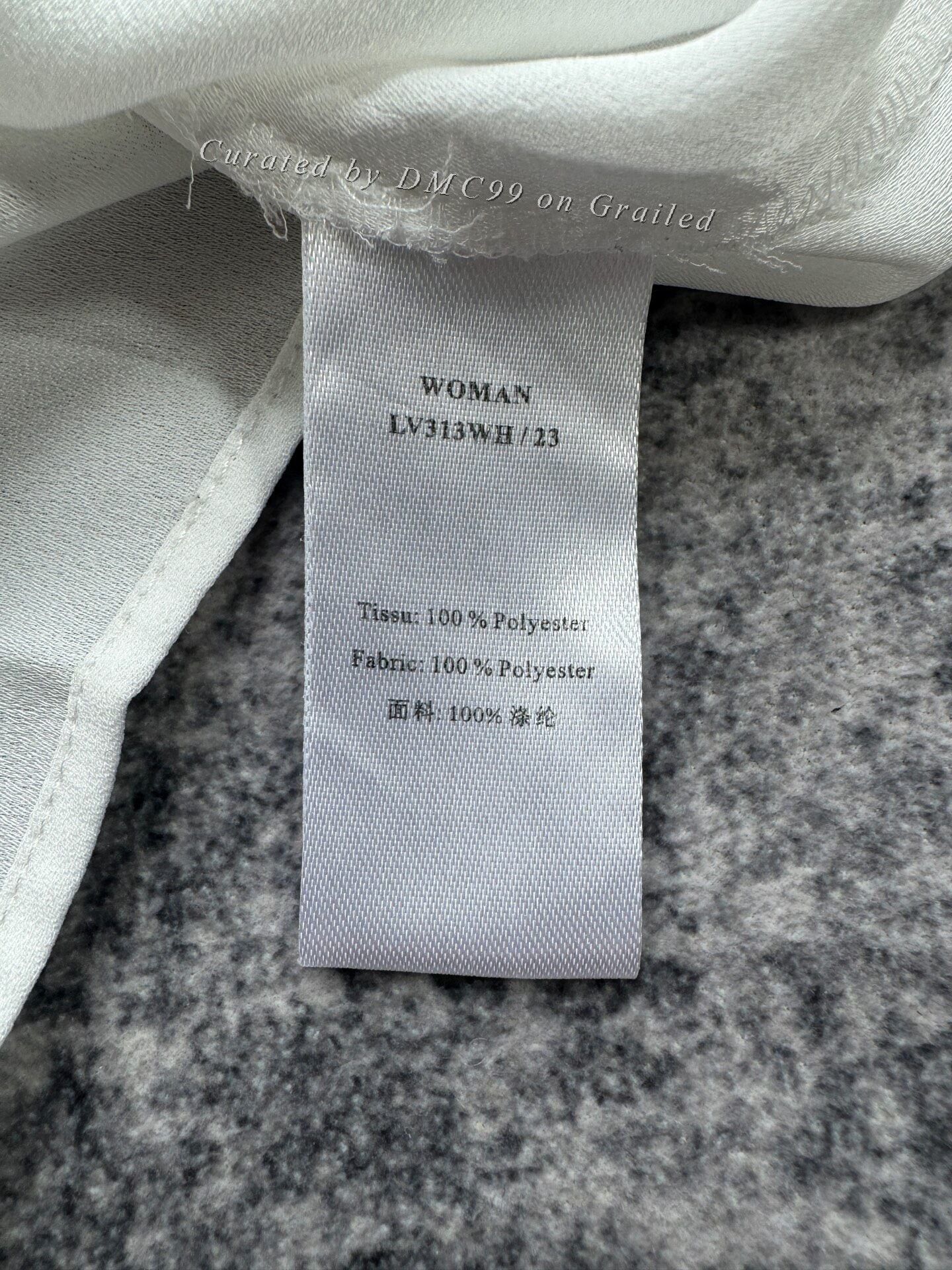 Louis Vuitton Louis Vuitton White Gold Button Utility Shirt Size XS / US 0-2 / IT 36-38 - 5 Thumbnail