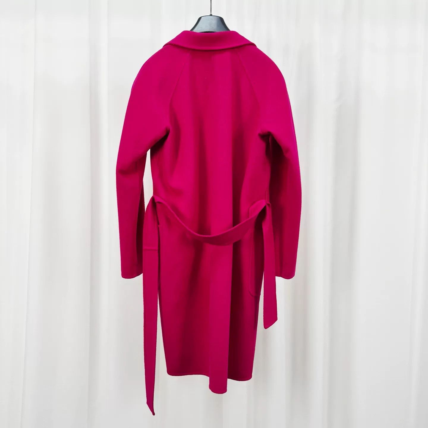 Max Mara Maxmara Rose Pink Cashmere Bathrobe Coat Size XS / US 0-2 / IT 36-38 - 2 Thumbnail