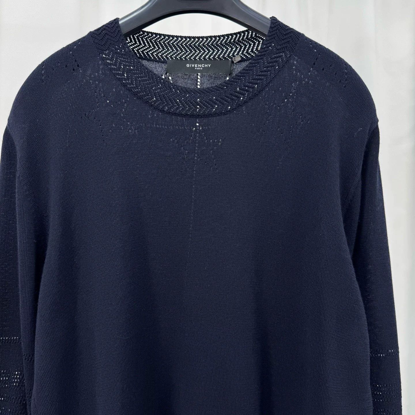 Givenchy Givenchy Deep Blue Star Knit Longsleeve Size US M / EU 48-50 / 2 - 3 Thumbnail
