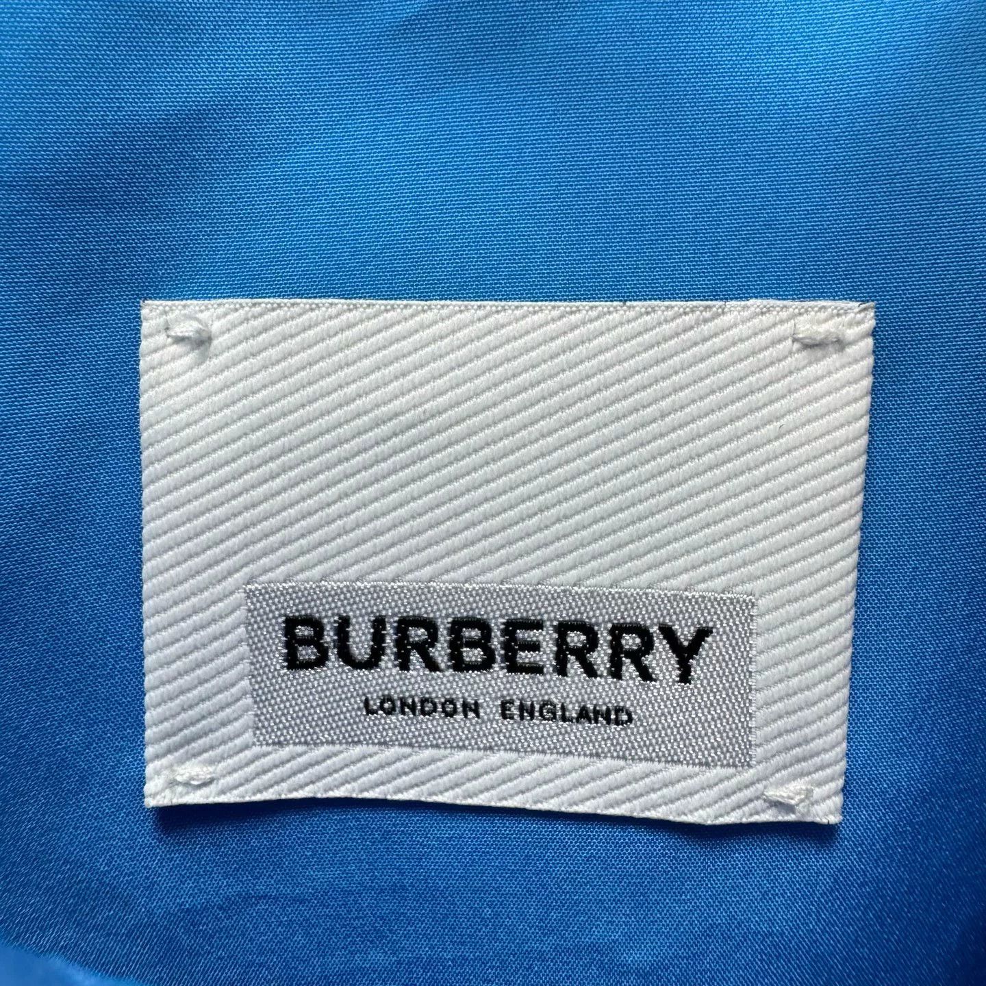 Burberry Burberry Blue White Check Hooded Jacket Size US L / EU 52-54 / 3 - 6 Thumbnail