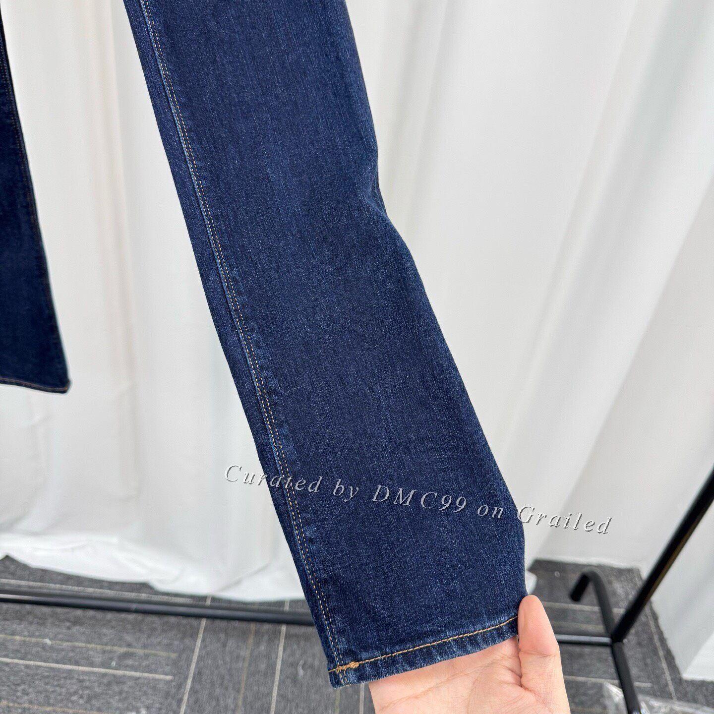 Prada Prada Letter Print Washed Jeans Size 27" / US 4 / IT 40 - 4 Thumbnail