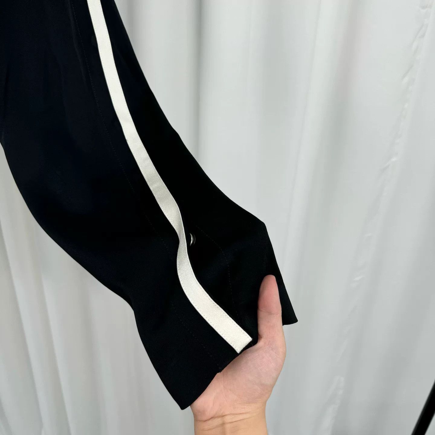 Saint Laurent Paris Saint Laurent New Embroidered Letter Acetate Trousers Size US 36 / EU 52 - 4 Thumbnail