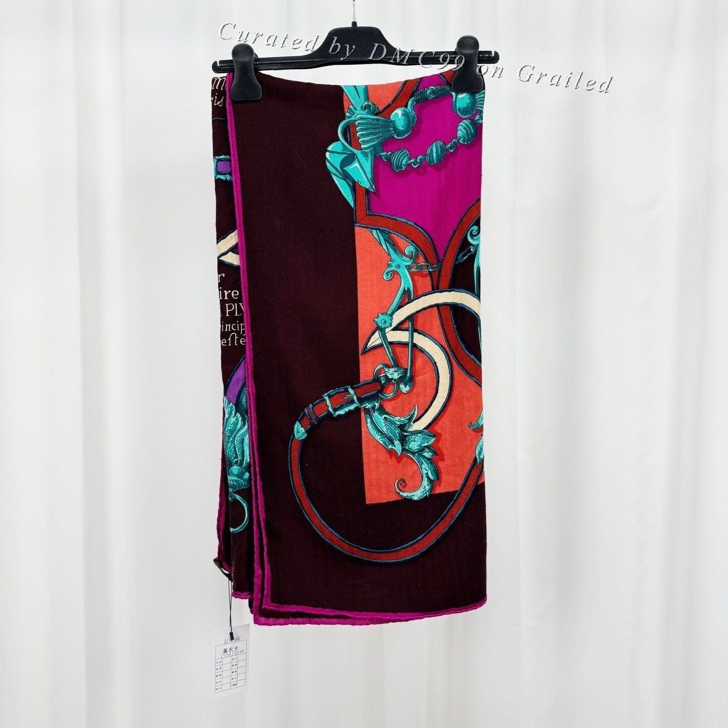 Hermes Hermes Wool Silk Blend Scarf Shawl Size ONE SIZE - 3 Thumbnail