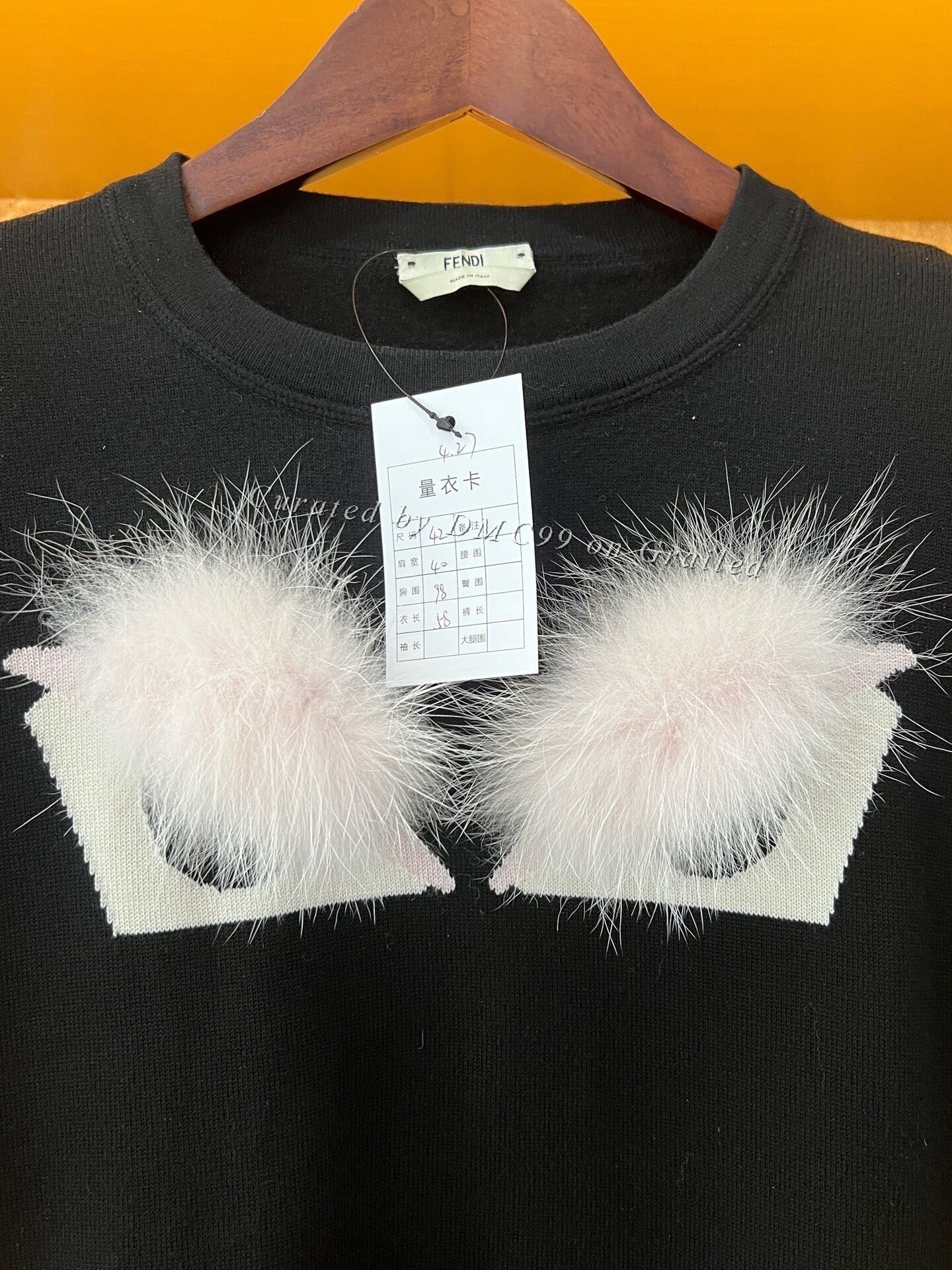 Fendi Fendi Little Monster Sweatshirt Size US XS / EU 42 / 0 - 3 Thumbnail