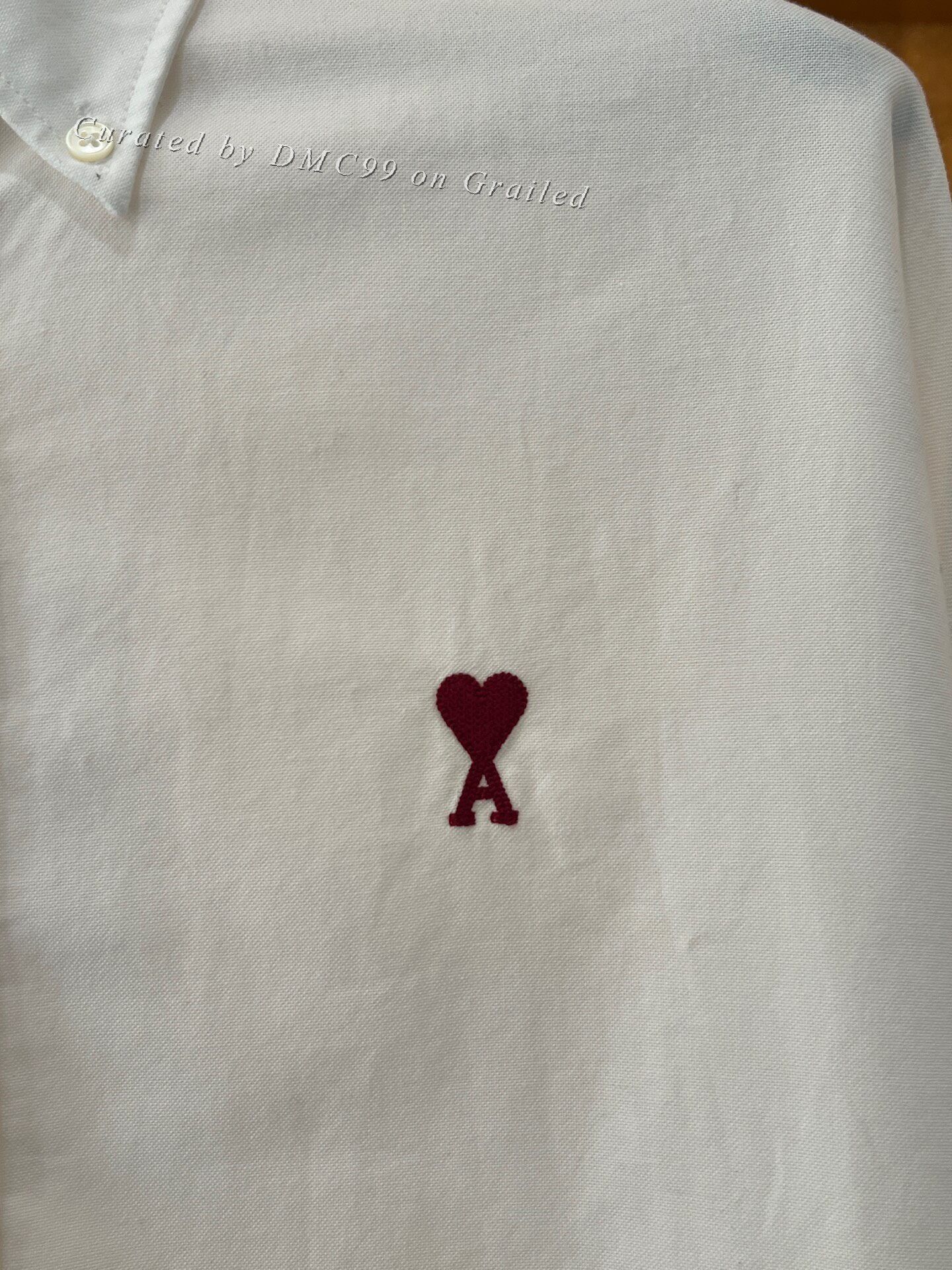 AMI Ami Red Heart Shirt Size US XL / EU 56 / 4 - 2 Thumbnail