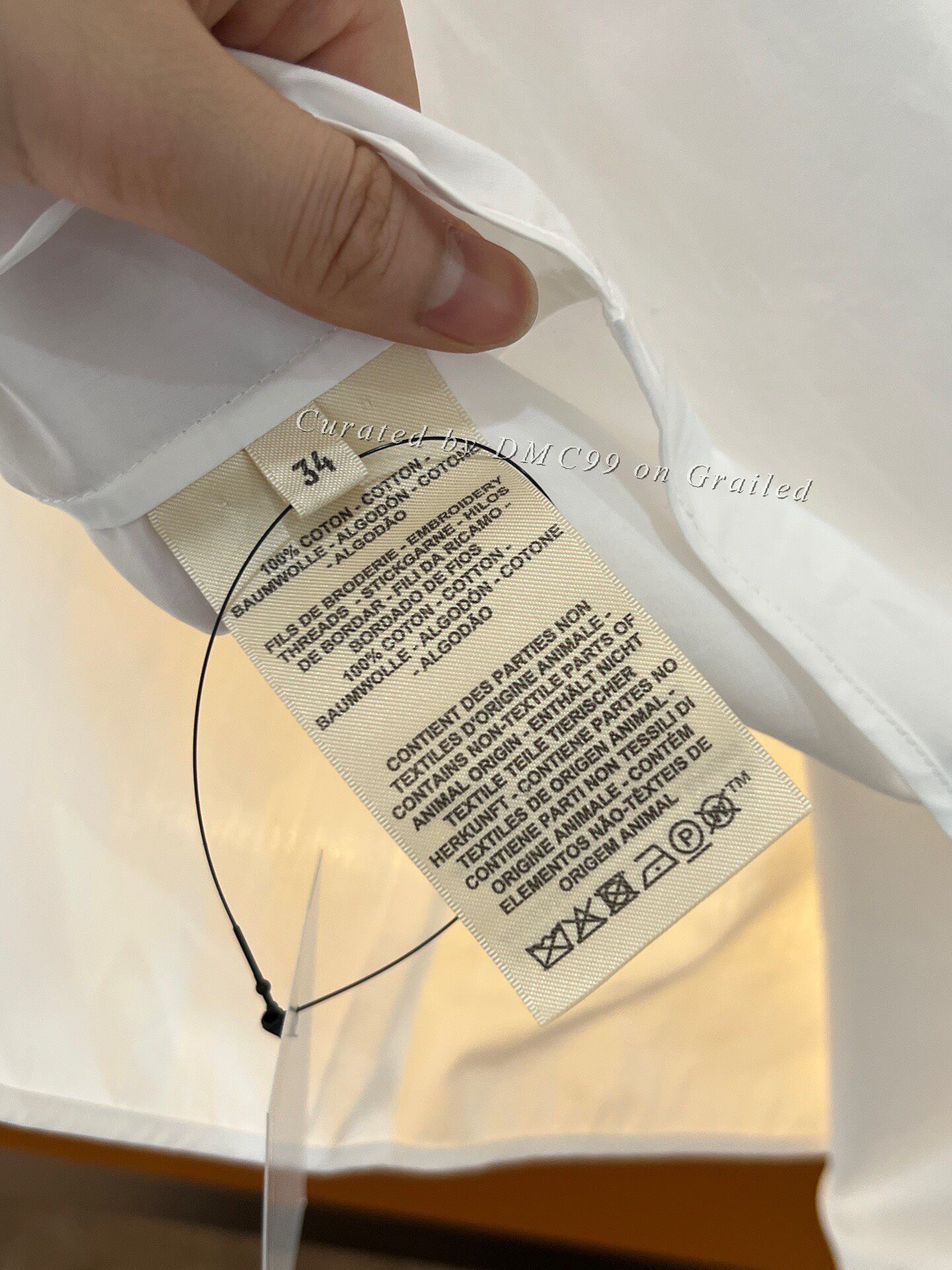 Hermes Hermes Embroidered Shirt Size XXS / US 00 / IT 34 - 4 Thumbnail