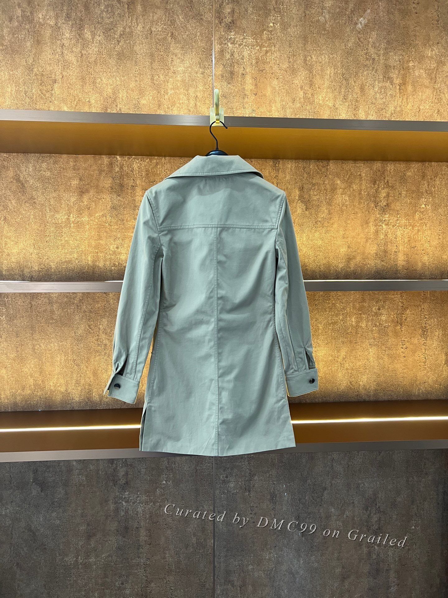 Saint Laurent Paris Slp Khaki Tie-Up Dress Size XXS / US 00 / IT 34 - 2 Thumbnail