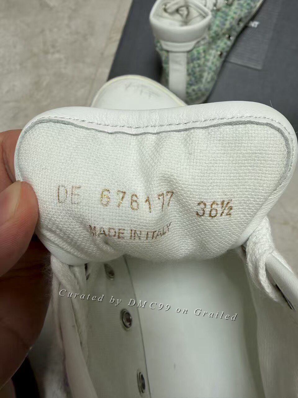 Saint Laurent Paris Saint Laurent Tweed Distressed High-Top Shoes Size US 5.5 / IT 35.5 - 6 Thumbnail