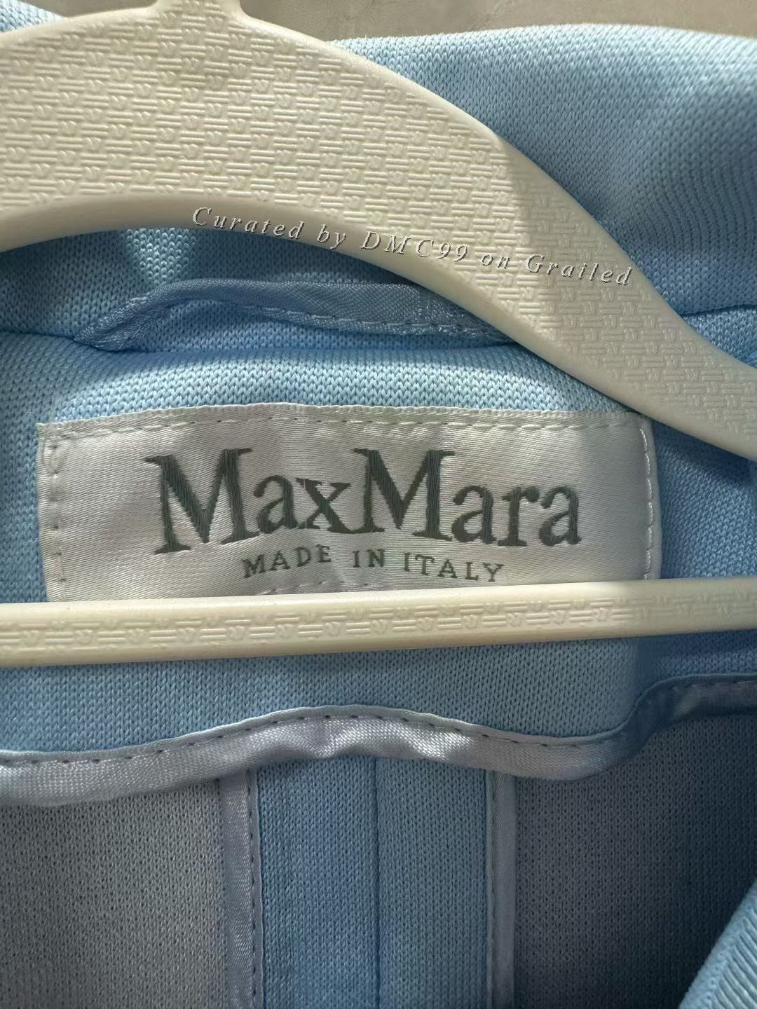 Max Mara MaxMara Blue Coat Size XXS / US 00 / IT 34 - 3 Thumbnail
