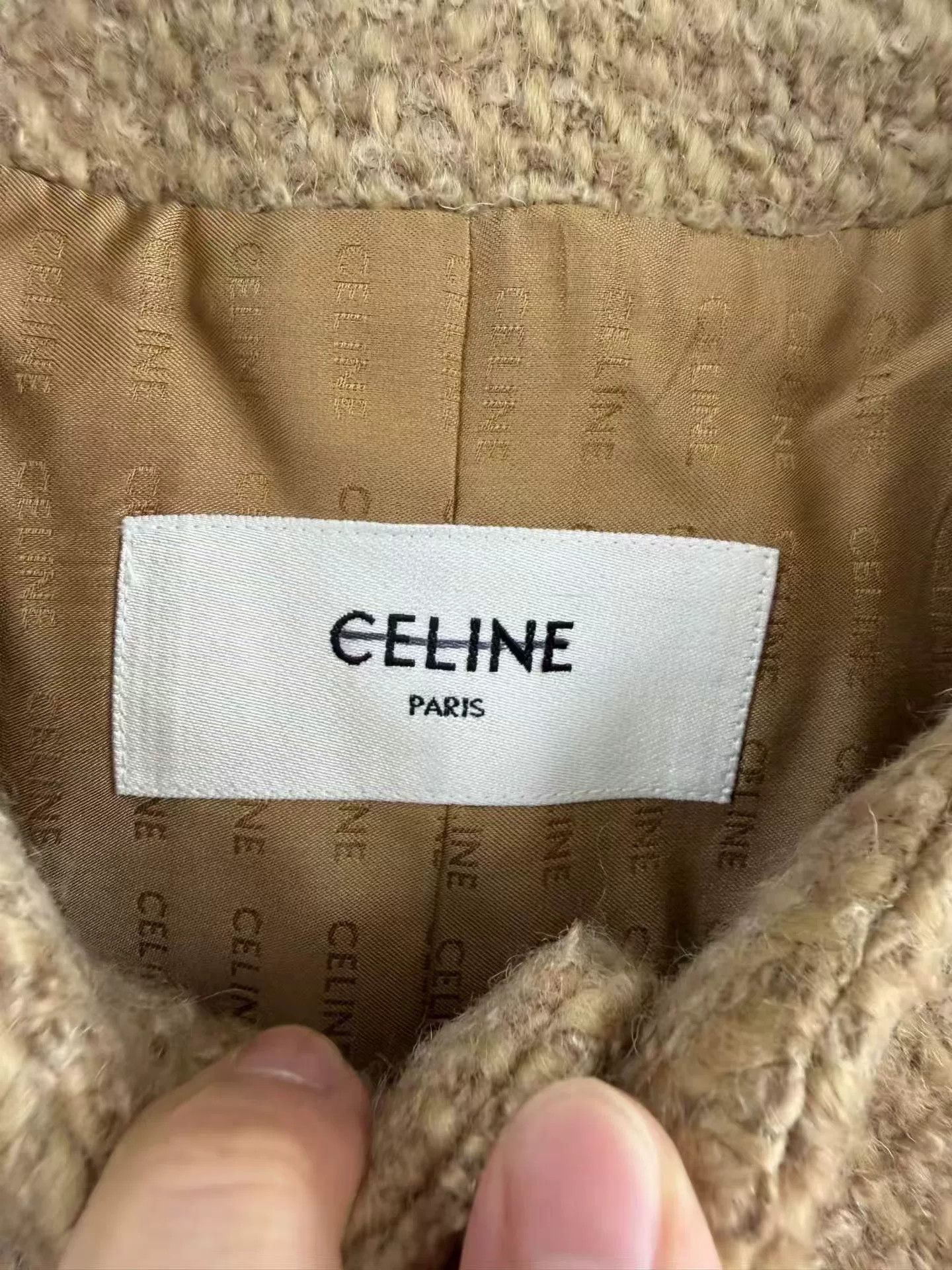 Celine Celine Champagne Tweed Blazer Size S / US 4 / IT 40 - 3 Thumbnail