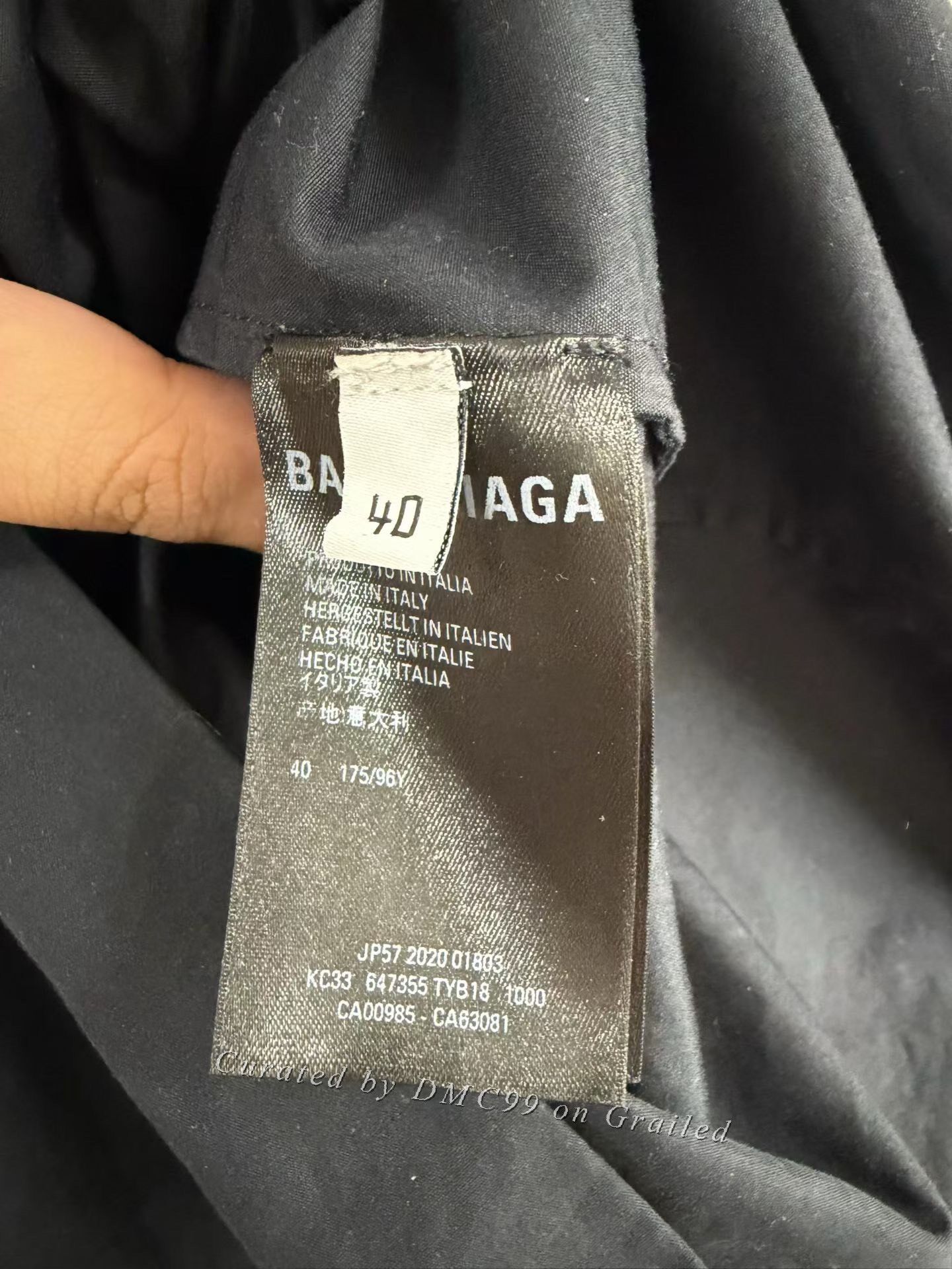Balenciaga Balenciaga Seven-Language Short-Sleeve Shirt Size US XXS / EU 40 - 4 Thumbnail