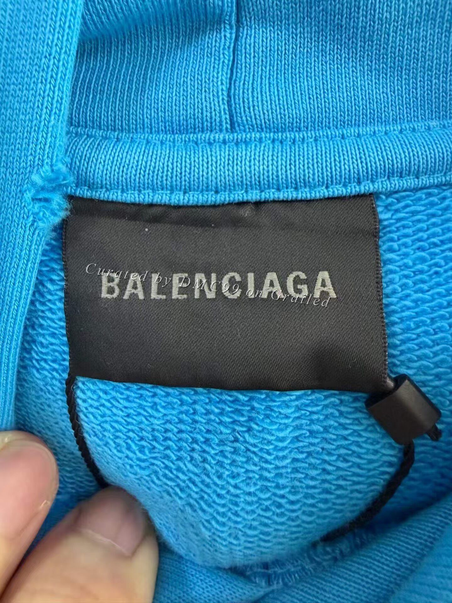 Balenciaga Balenciaga Blue Distressed Coke Hoodie Size US M / EU 48-50 / 2 - 3 Thumbnail