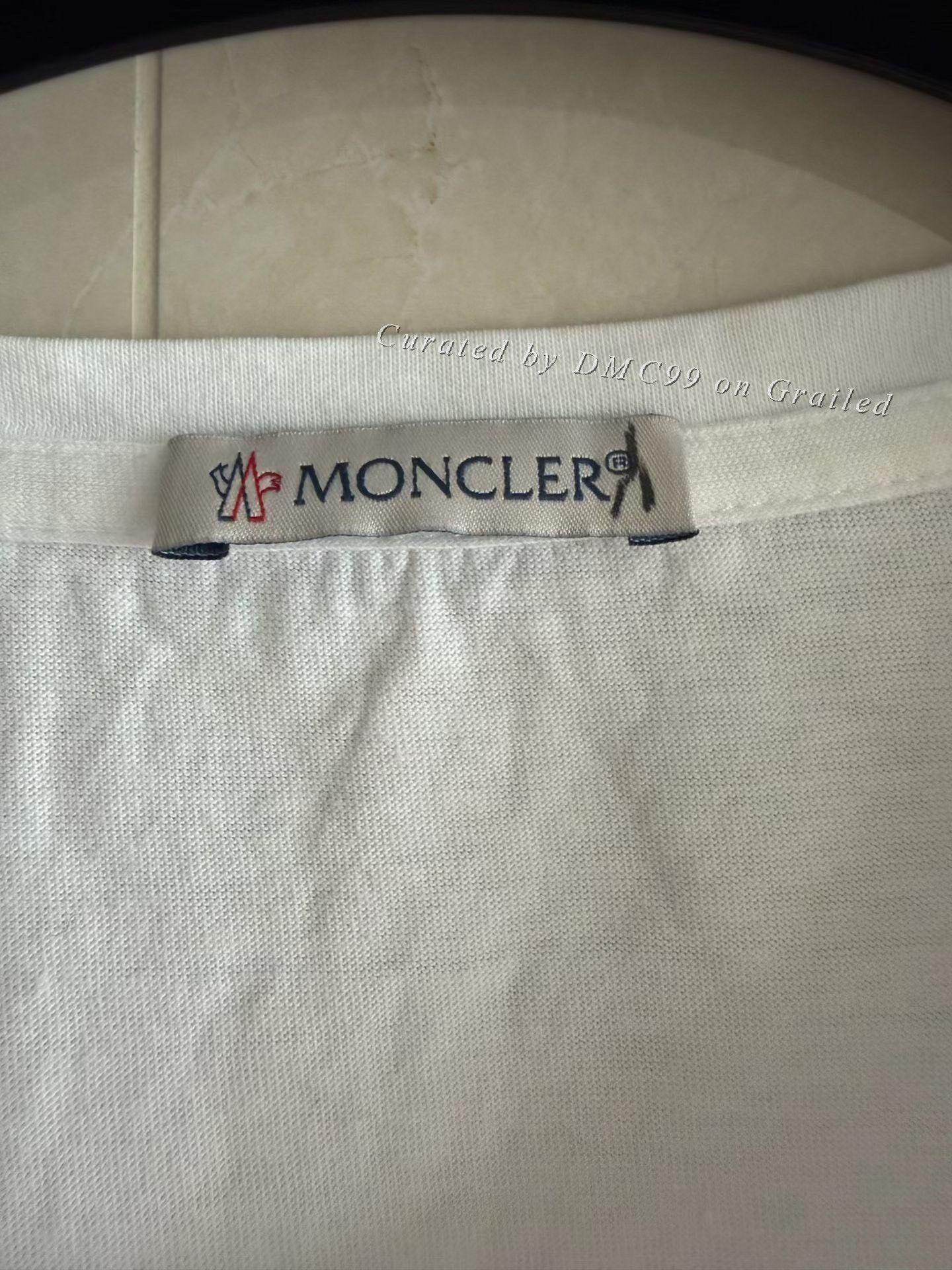 Moncler Moncler Logo Solid Crew Neck T-Shirt Size US M / EU 48-50 / 2 - 3 Thumbnail