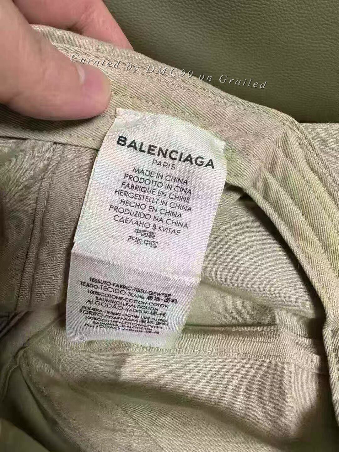 Balenciaga Balenciaga Embroidered Logo Baseball Cap Size ONE SIZE - 3 Thumbnail