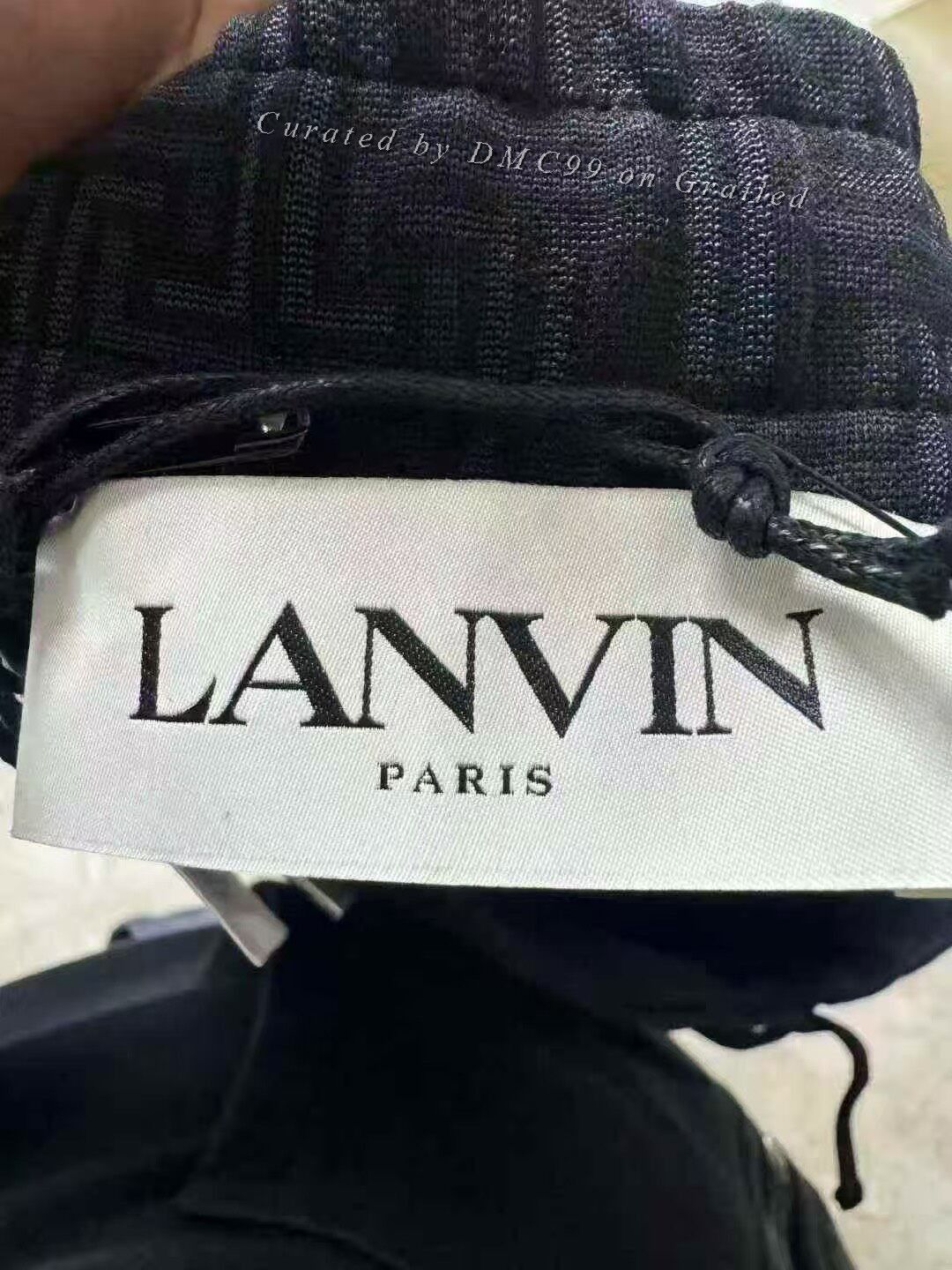 Lanvin Lanvin Classic Monogram Side Stripe Shorts Size US 32 / EU 48 - 3 Thumbnail