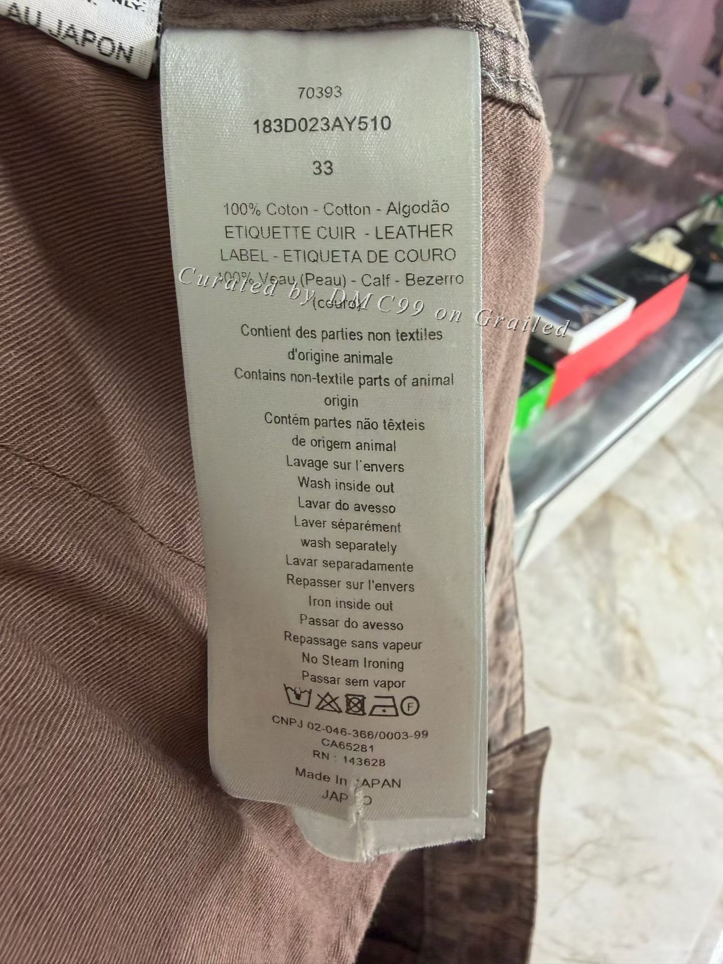 Dior Dior Logo Print Jeans Size US 33 - 4 Thumbnail