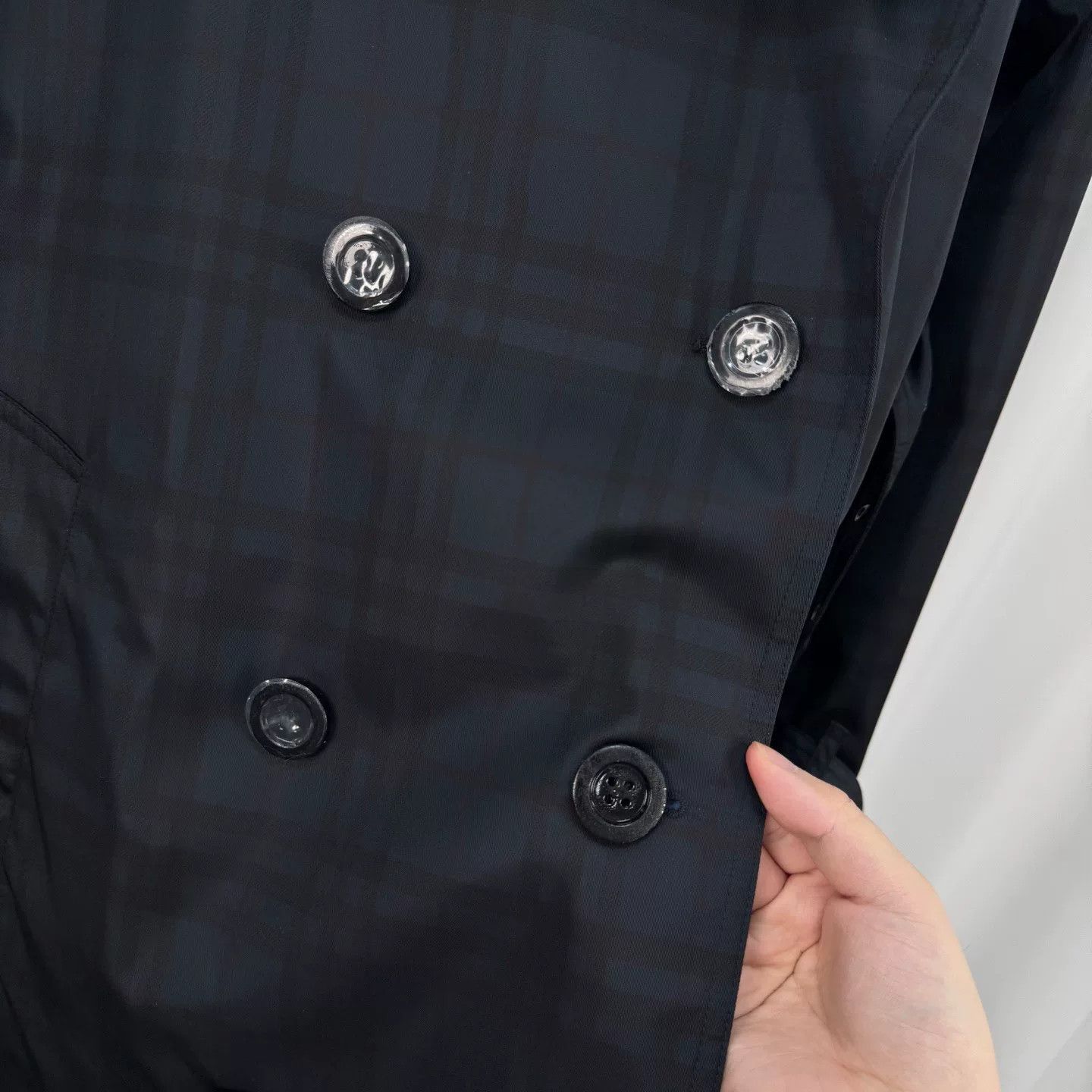 Burberry Burberry Check Lining Tie-Dye Trench Coat Size XXS / US 00 / IT 34 - 9 Thumbnail