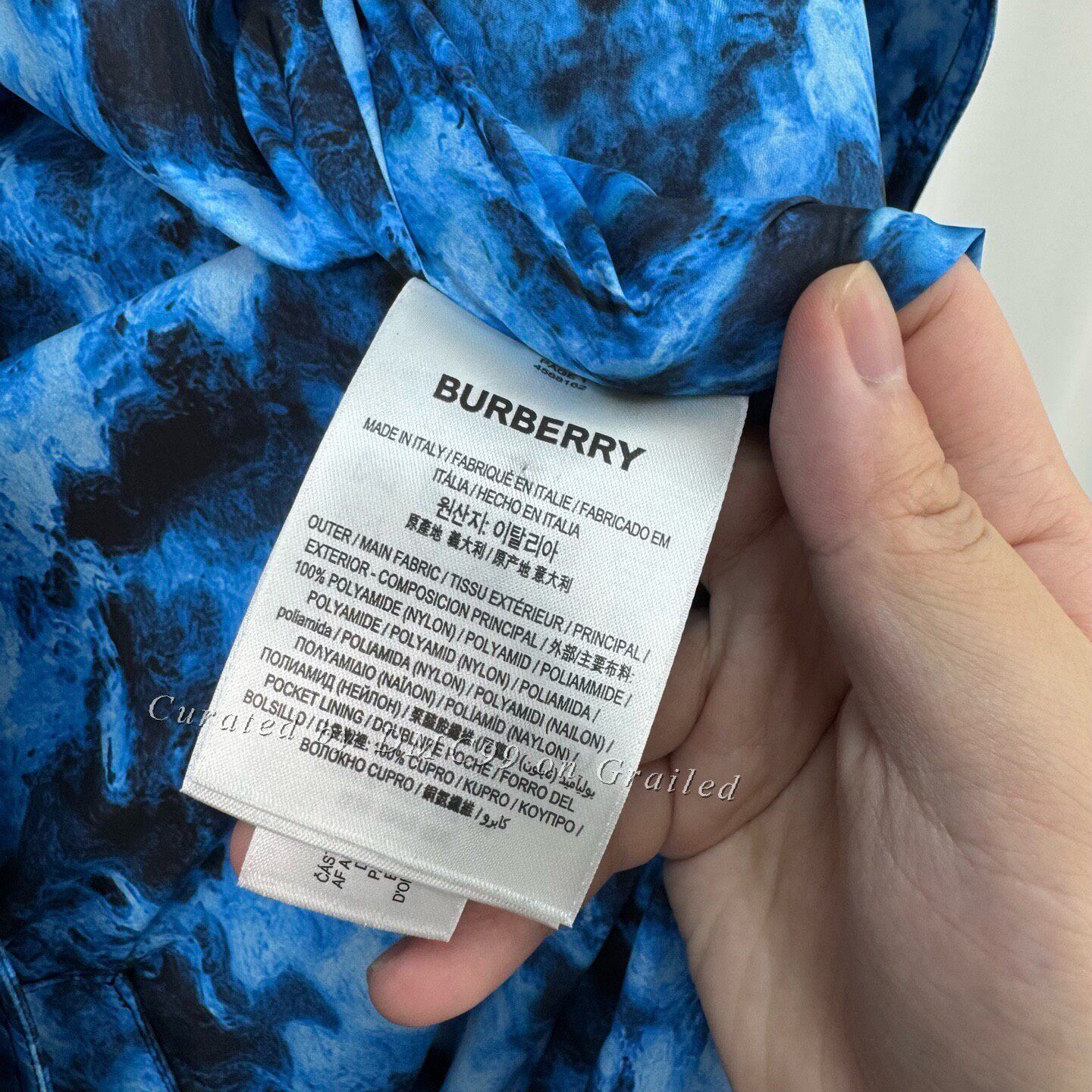Burberry Burberry Check Lining Tie-Dye Trench Coat Size XXS / US 00 / IT 34 - 6 Thumbnail