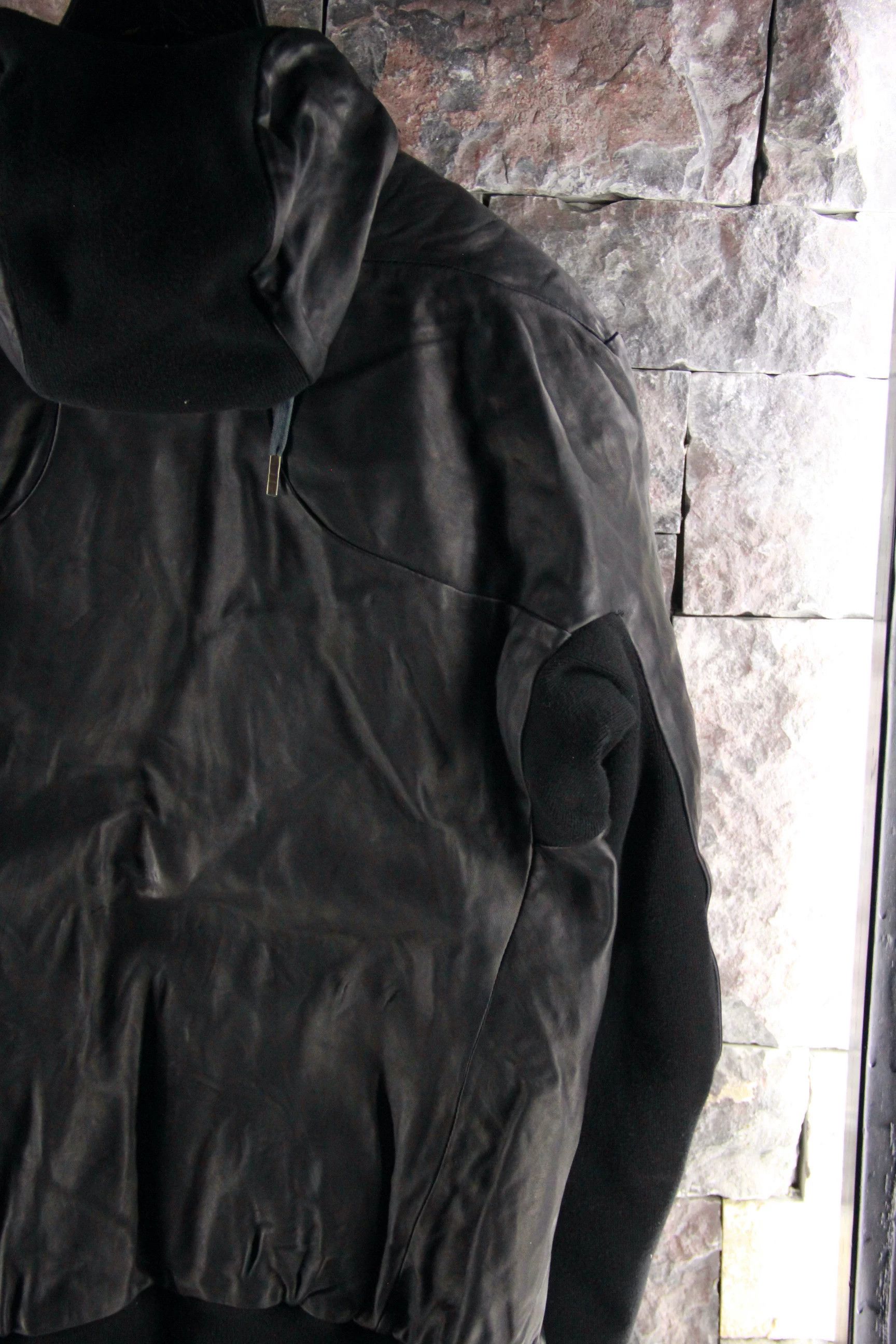 Boris Bidjan Saberi Boris Bidjan Saberi Black Leather Jacket Men l Size US L / EU 52-54 / 3 - 5 Thumbnail