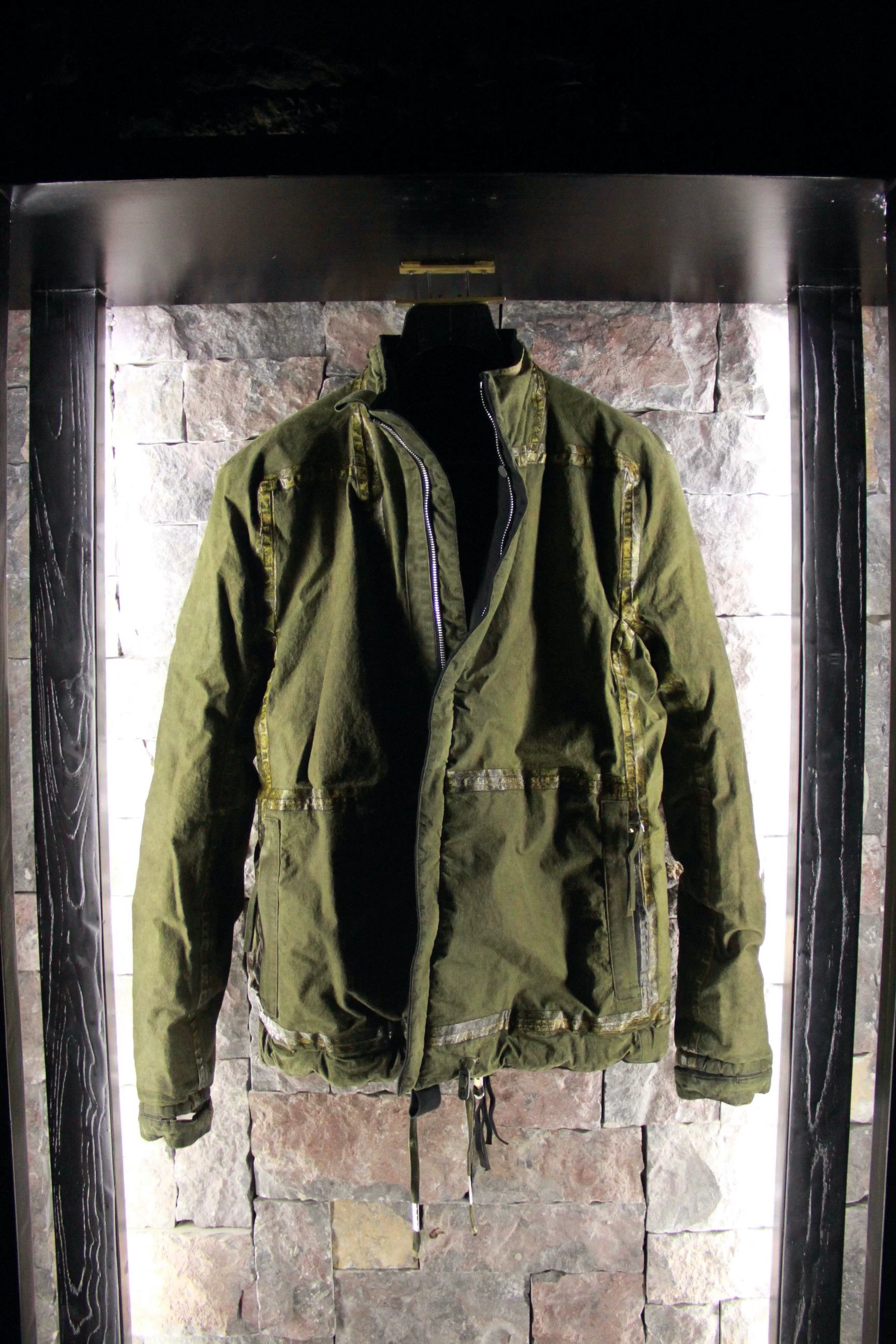 Boris Bidjan Saberi Boris Bidjan Saberi Brown Heavy Coats Men m Size US M / EU 48-50 / 2 - 2 Thumbnail